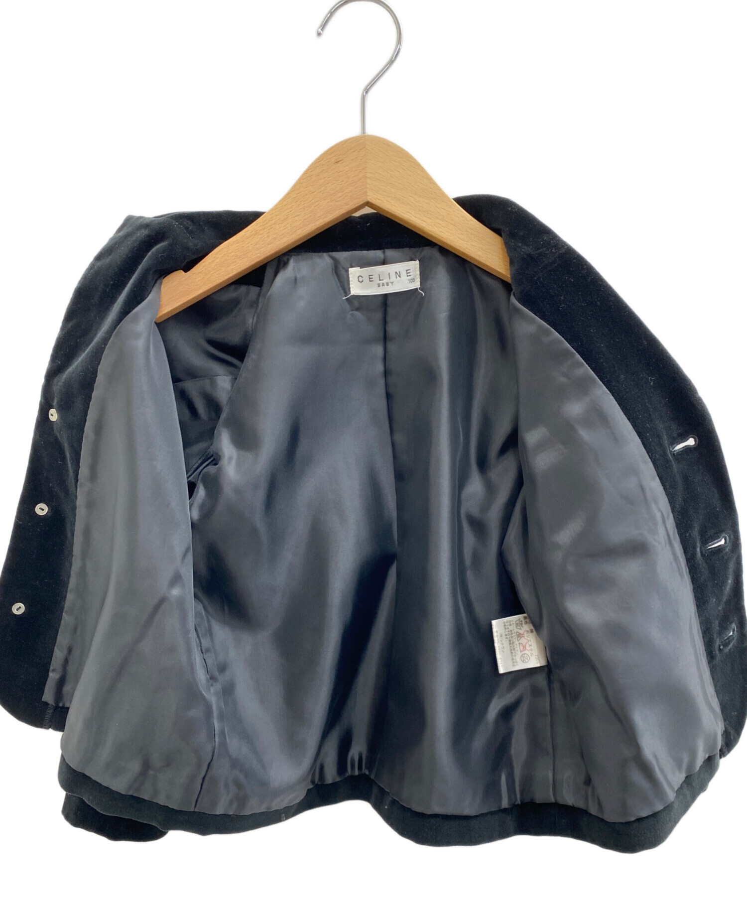 中古・古着通販】CELINE (セリーヌ) セットアップスーツ ブラック