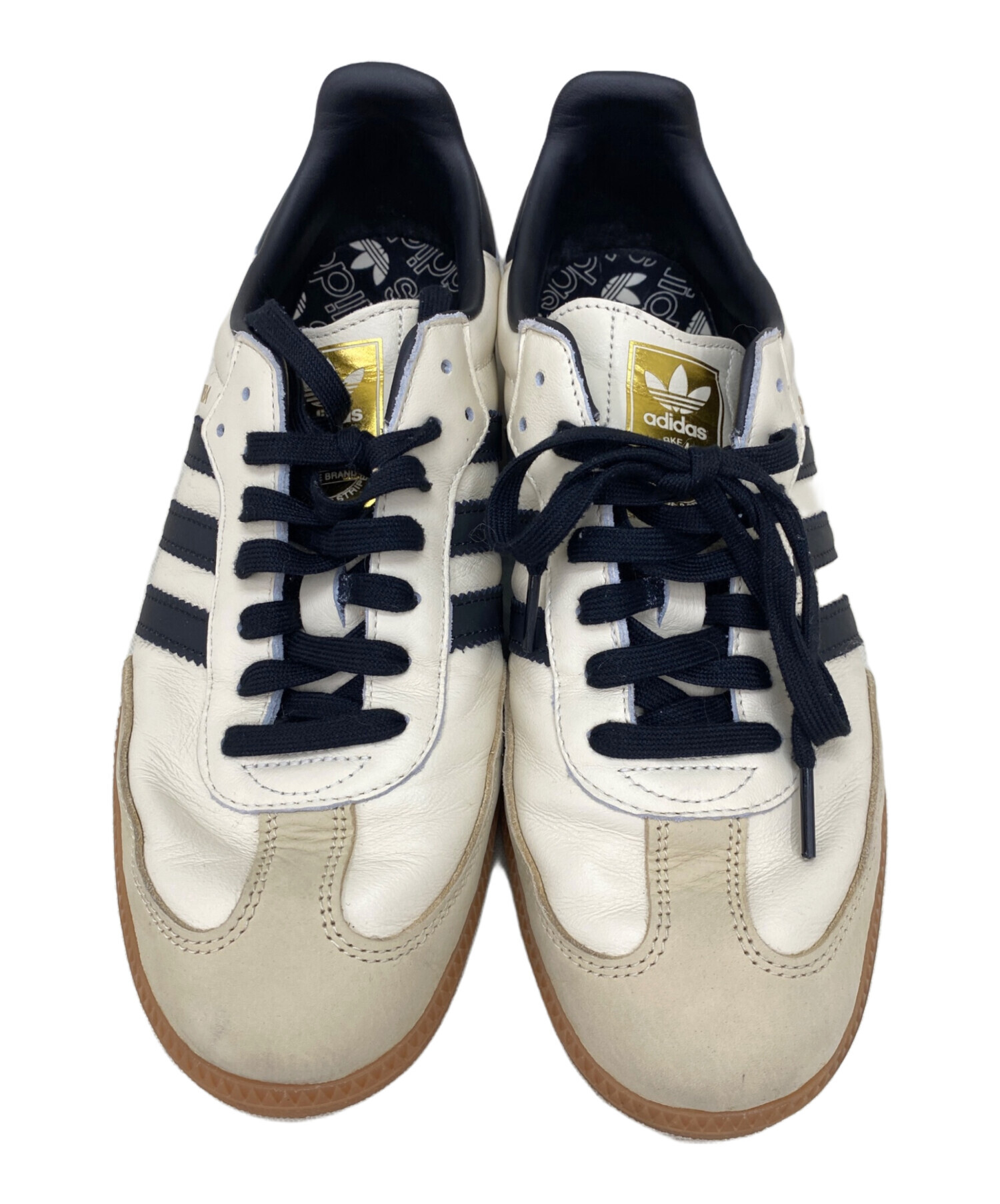 中古・古着通販】adidas (アディダス) スニーカー ホワイト×ブラック 