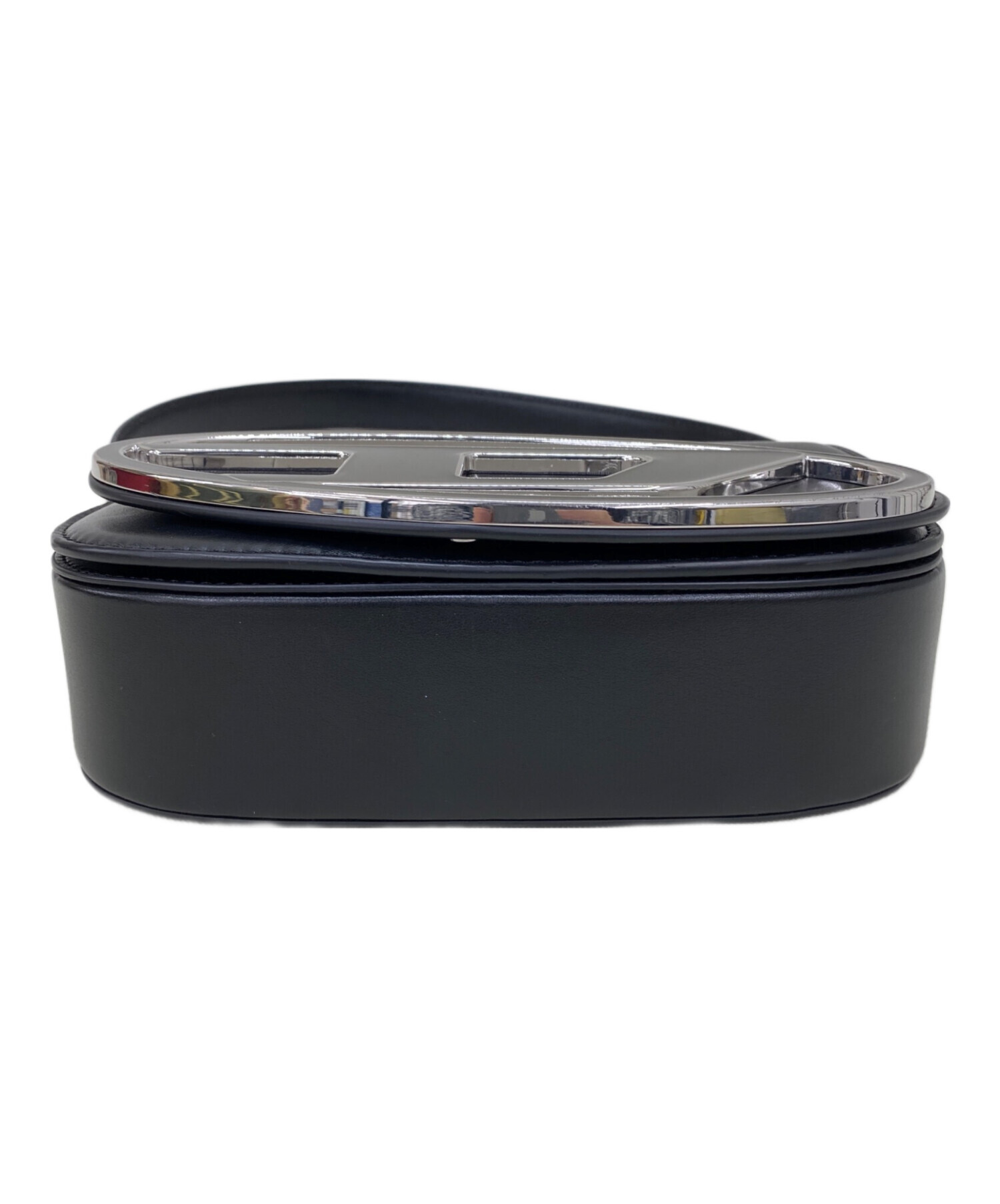 DIESEL ブラックレザーショルダーバッグ 廃盤 中古・古着通販】DIESEL (ディーゼル) レザーショルダーバッグ