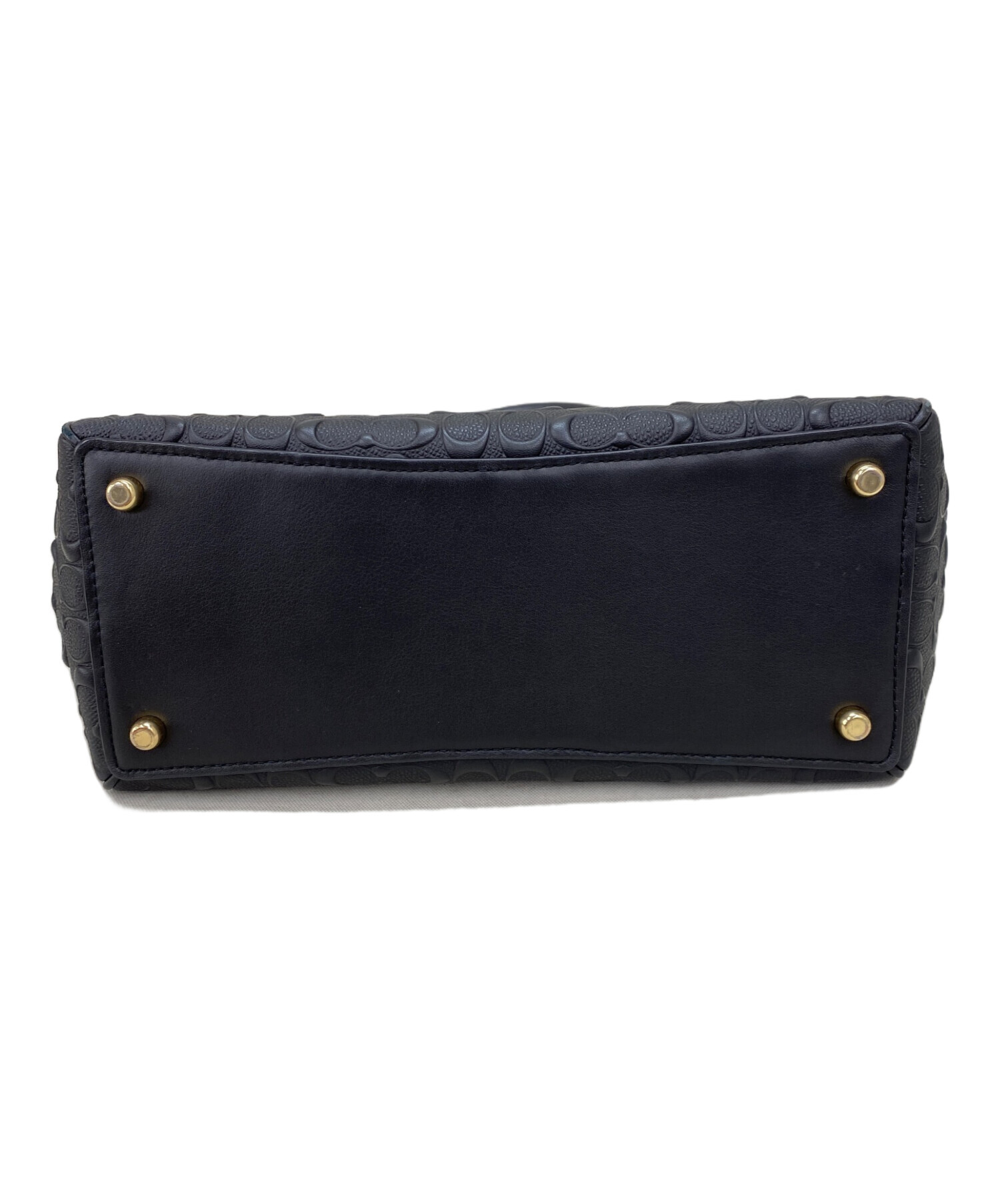 COACH ‼️未使用状態(^^)スタッツ付ミディアム 2WAY‼️ 中古・古着通販】COACH (コーチ) 2WAYショルダーバッグ ブラウン