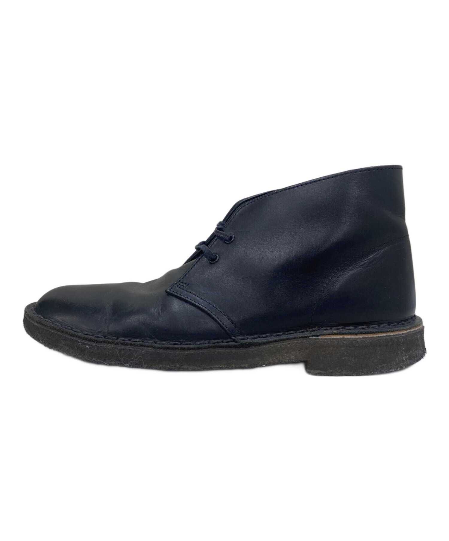 中古・古着通販】CLARKS (クラークス) デザートブーツ ブラック サイズ