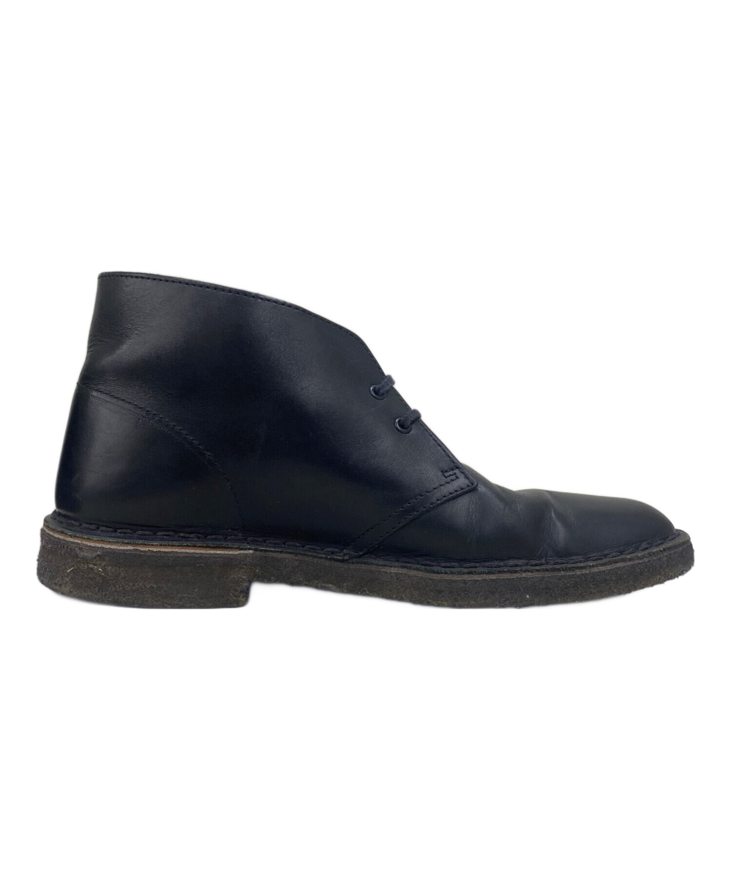 中古・古着通販】CLARKS (クラークス) デザートブーツ ブラック サイズ 