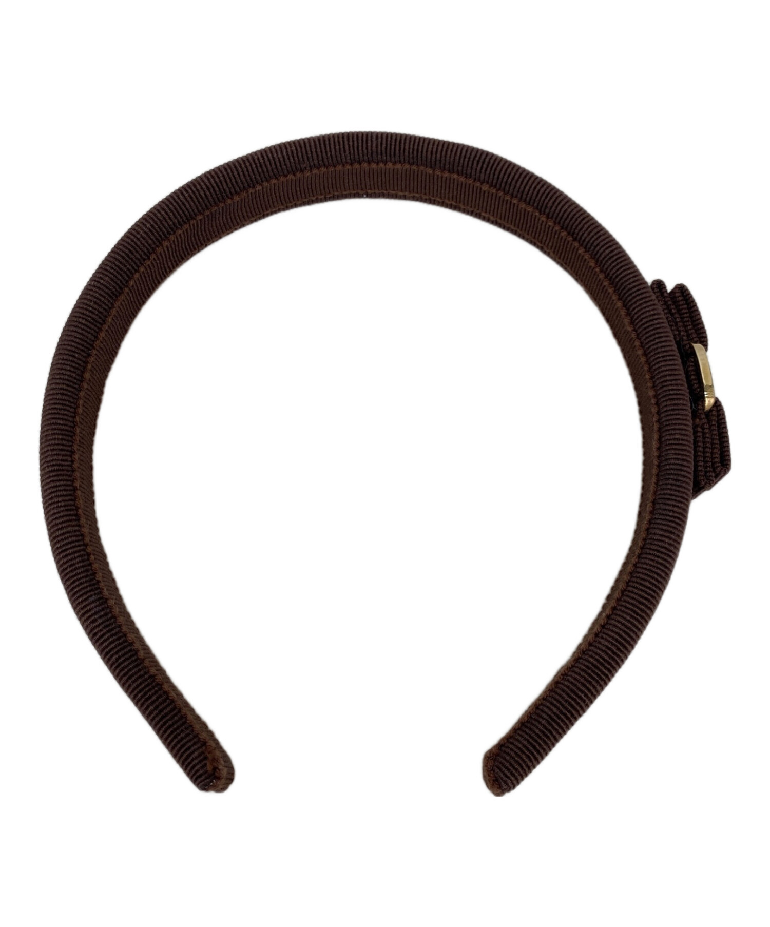 中古フェラガモカチューシャ 中古・古着通販】Ferragamo (フェラガモ) カチューシャ ブラウン 未