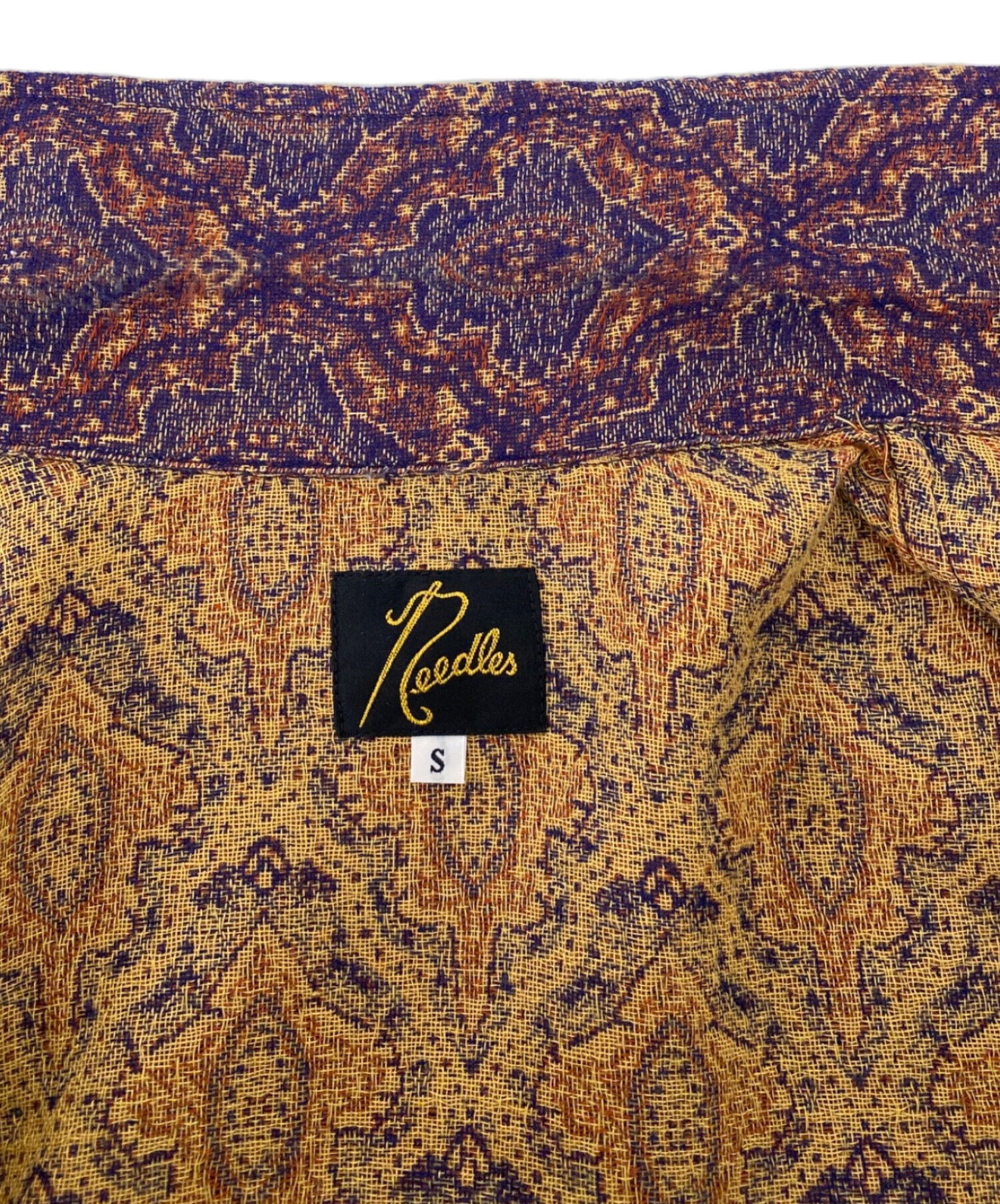 中古・古着通販】Needles (ニードルズ) Cabana Shirt - Poly India Jq