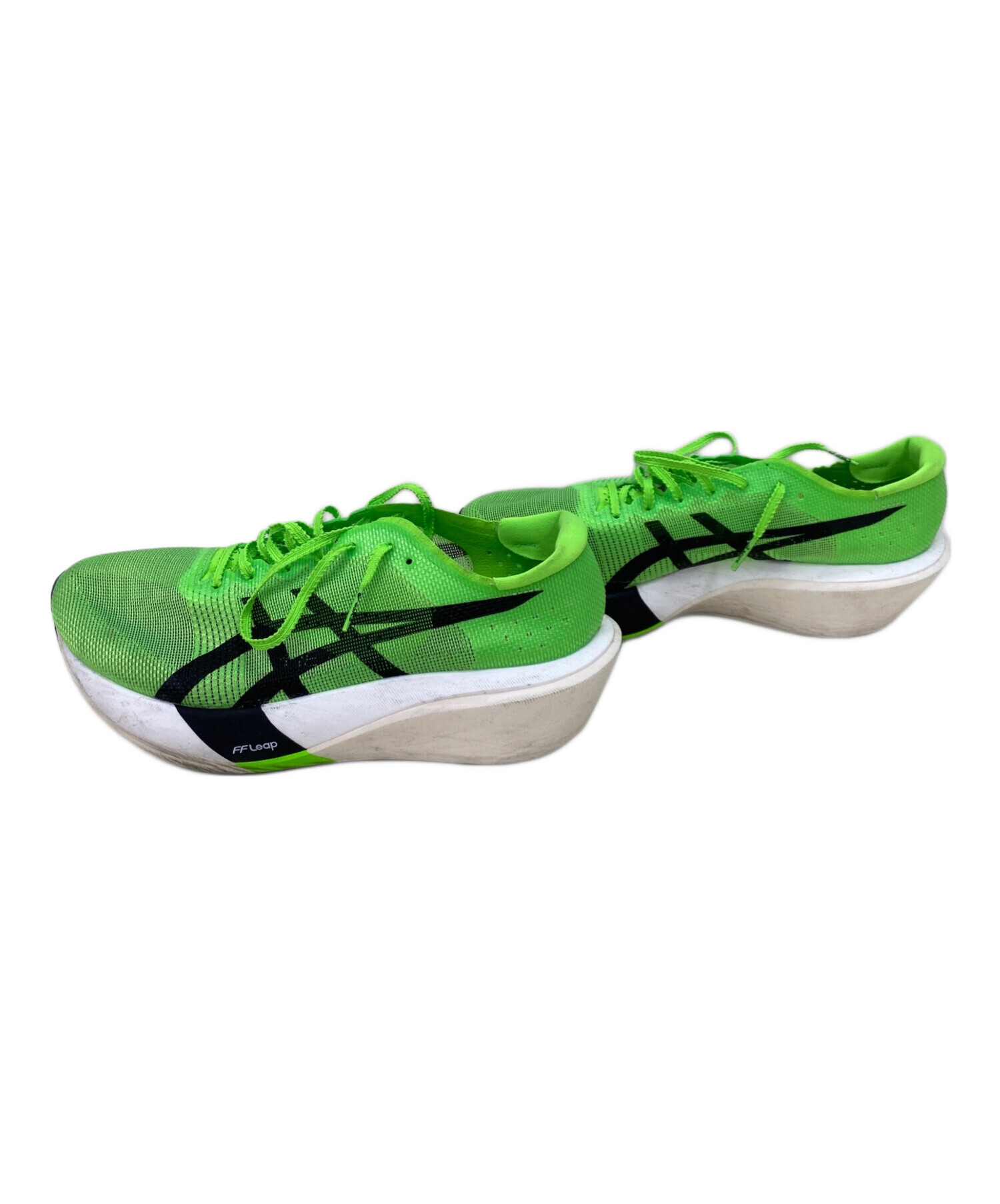 中古・古着通販】asics (アシックス) ランニングシューズ グリーン