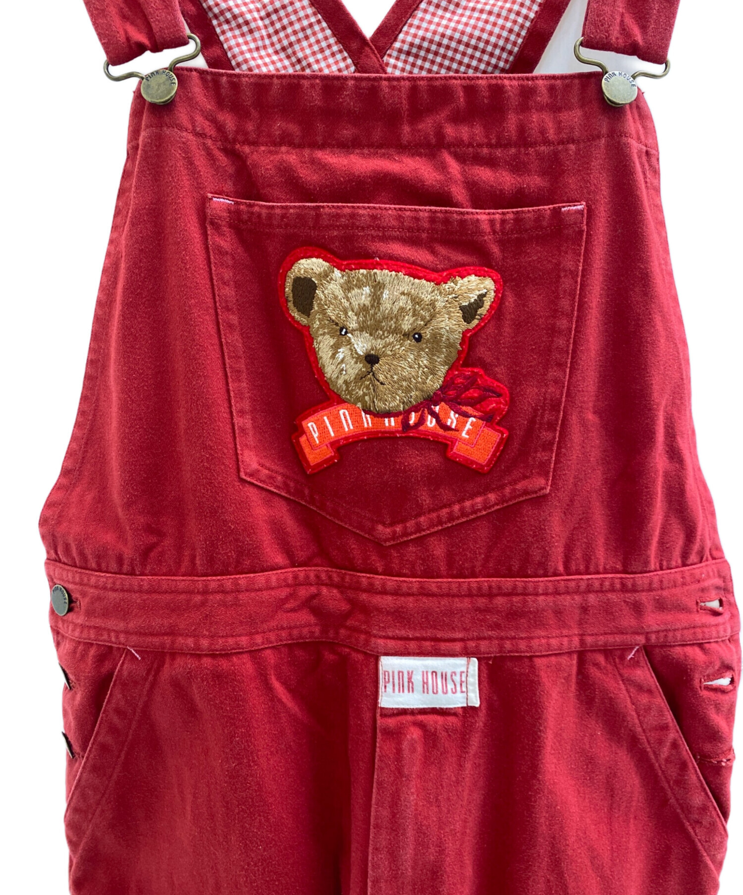 中古・古着通販】PINK HOUSE (ピンクハウス) オーバーオール レッド