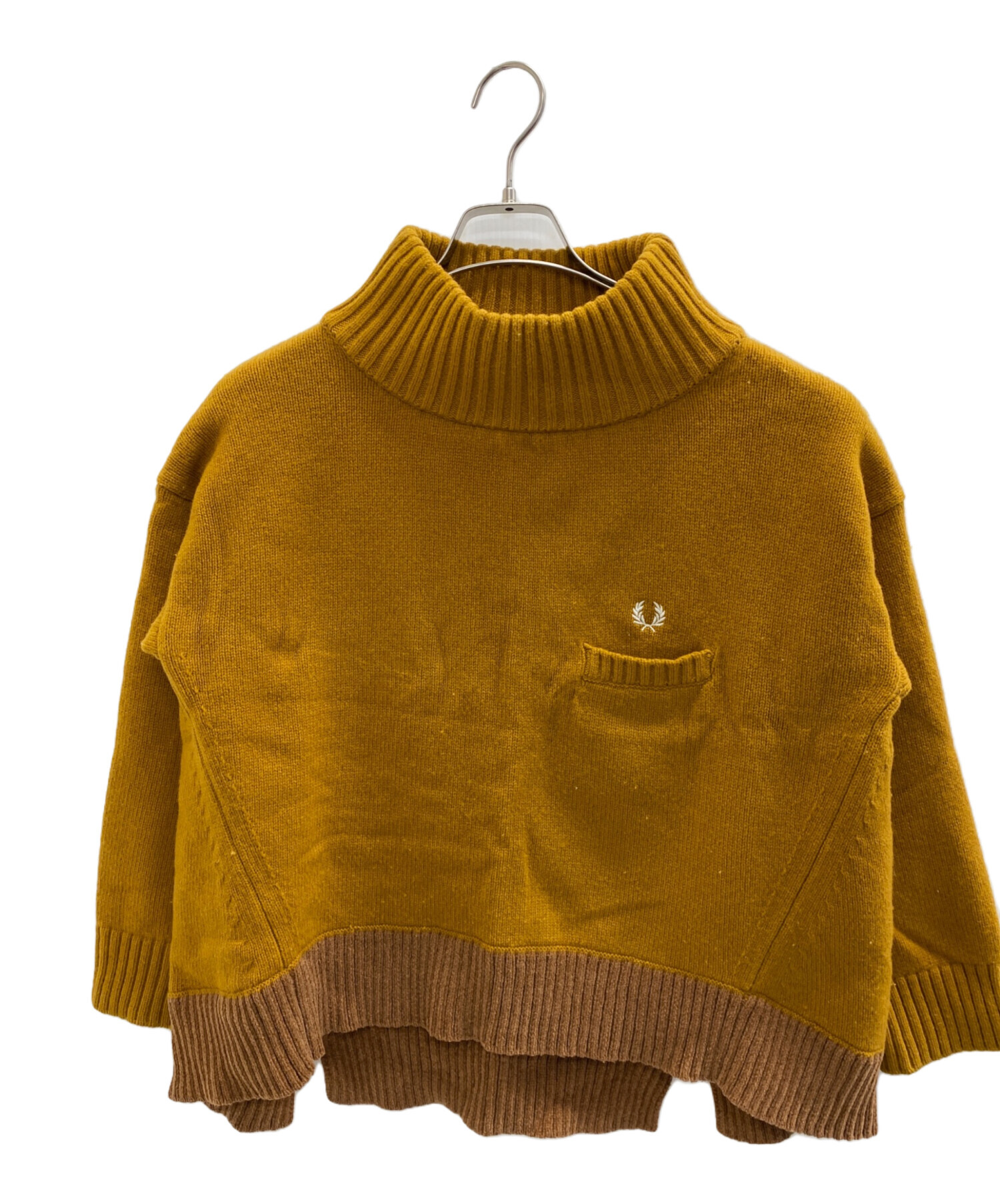 中古・古着通販】FRED PERRY (フレッドペリー) 厚手ニット ブラウン 
