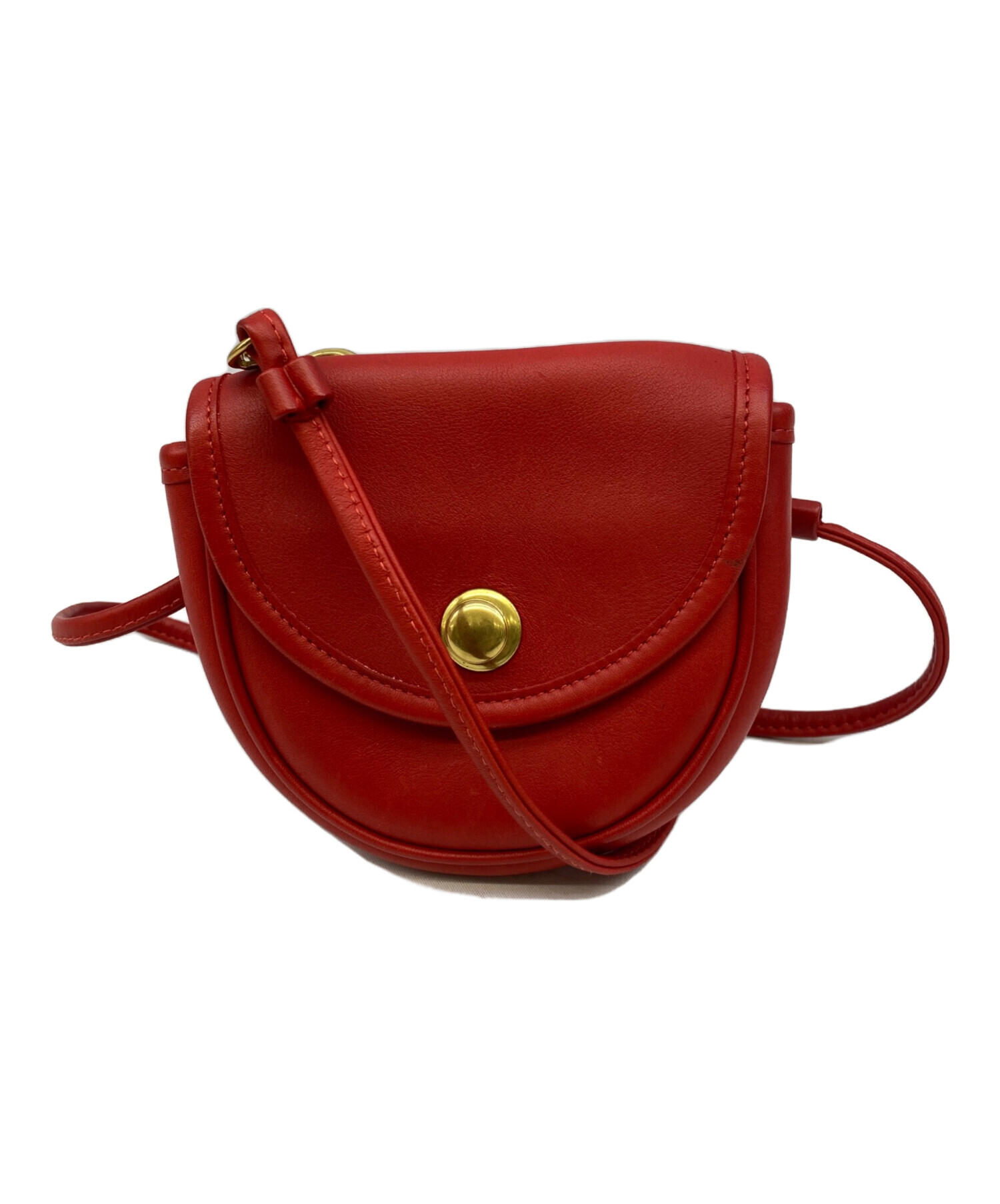 コーチ　レザー　ショルダーバッグ　ルーカス　レッド　未使用品 中古・古着通販】COACH (コーチ) ショルダーバッグ レッド｜ブランド