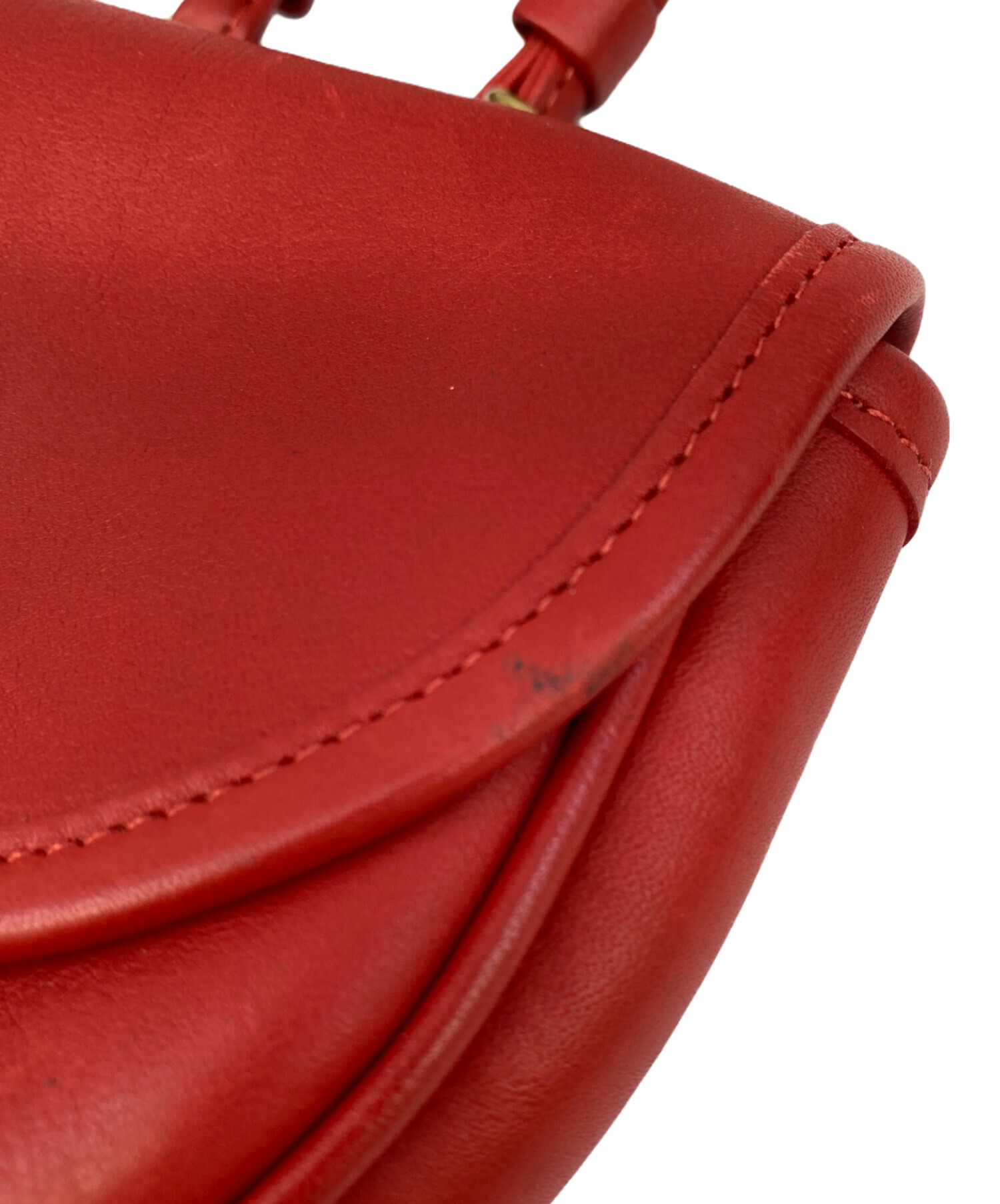 中古・古着通販】COACH (コーチ) ショルダーバッグ レッド｜ブランド