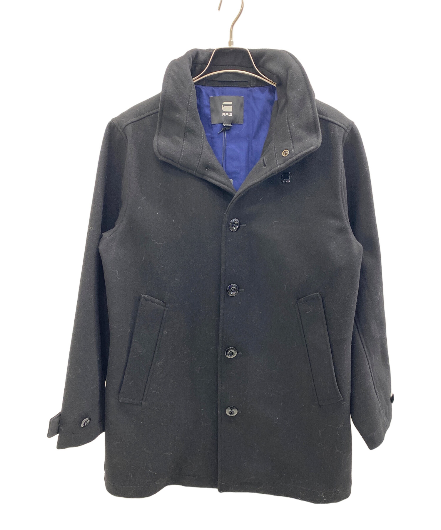 XXL 未使用 G-STAR RAW ジースターロウ ウール Aライン コート 中古・古着通販】G-STAR RAW (ジースターロゥ) ウールコート ブラック