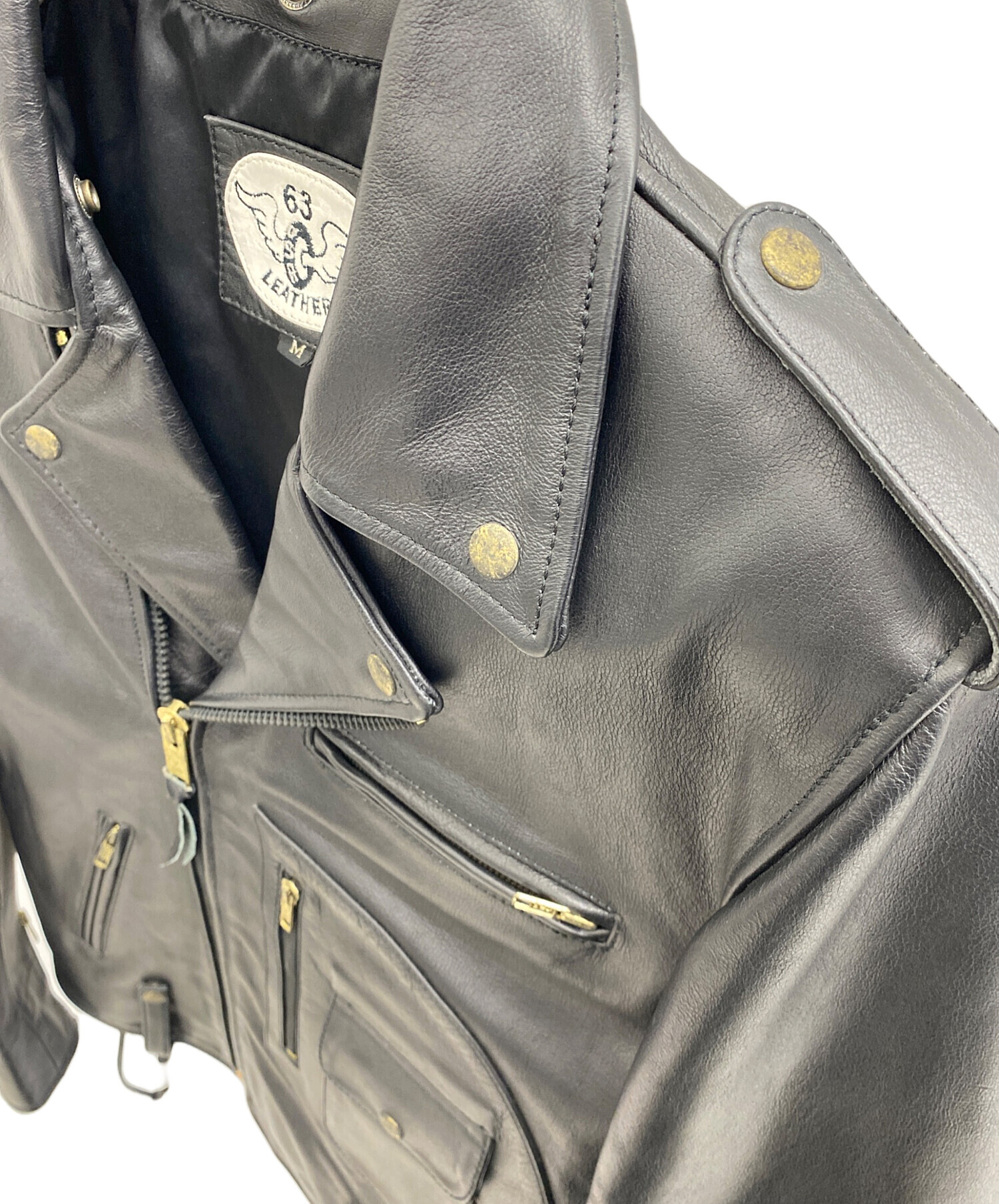 中古・古着通販】63 leathers (ロクサン レザーズ) ダブルライダース