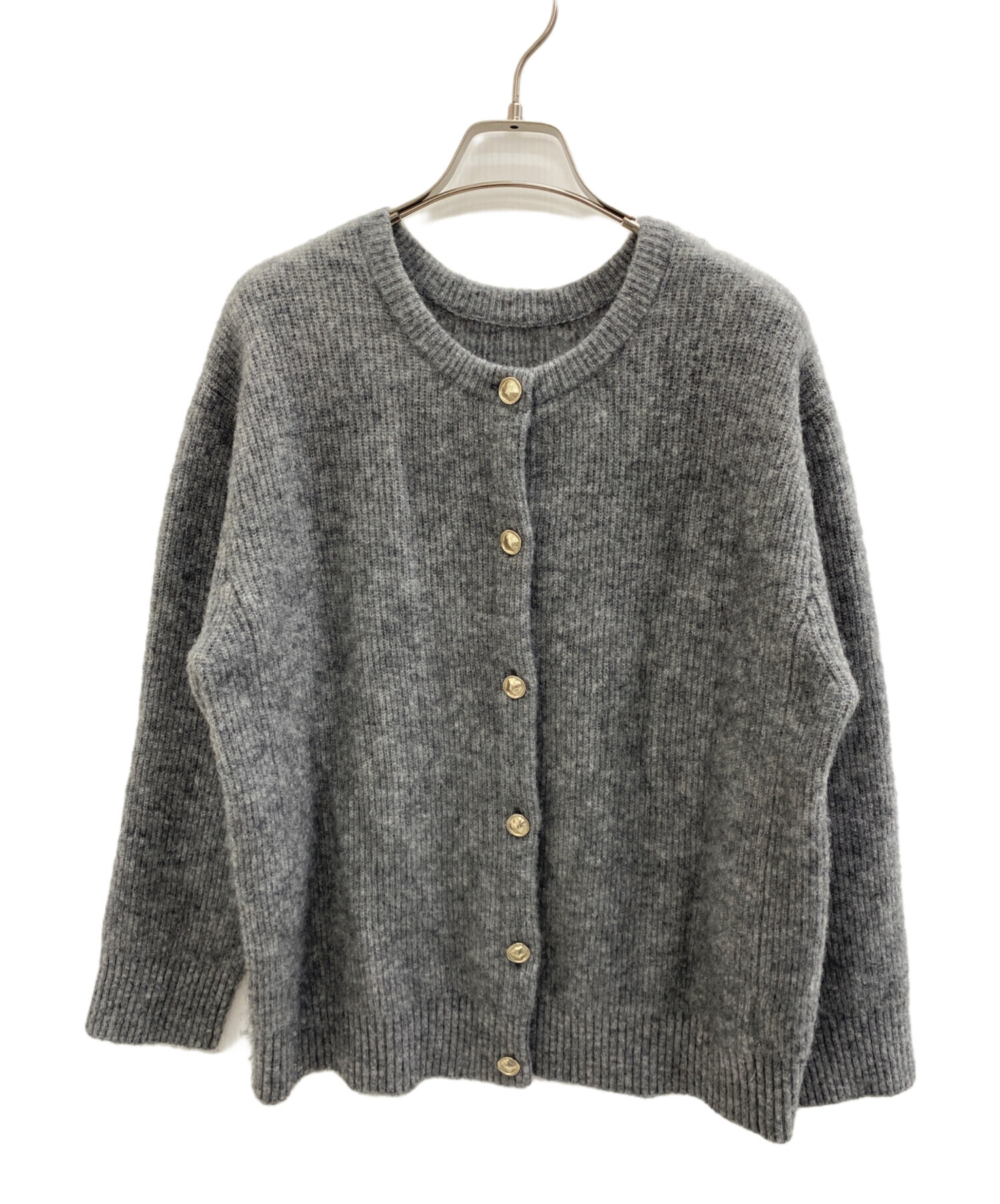 epa モヘヤミニカーディガン　グレー 中古・古着通販】Adam et Rope (アダム エ ロペ) 【WEB限定】2WAY