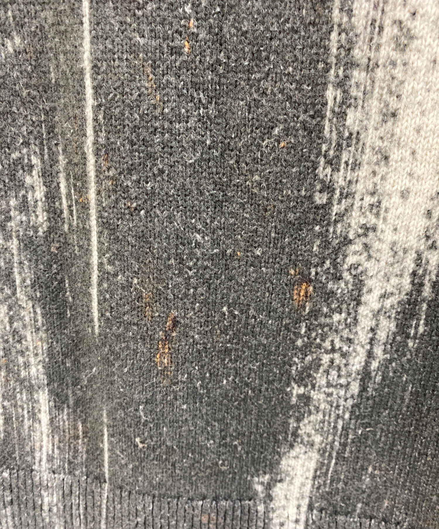 YOKE/ヨークPrinted Cotton Crewneck Vest