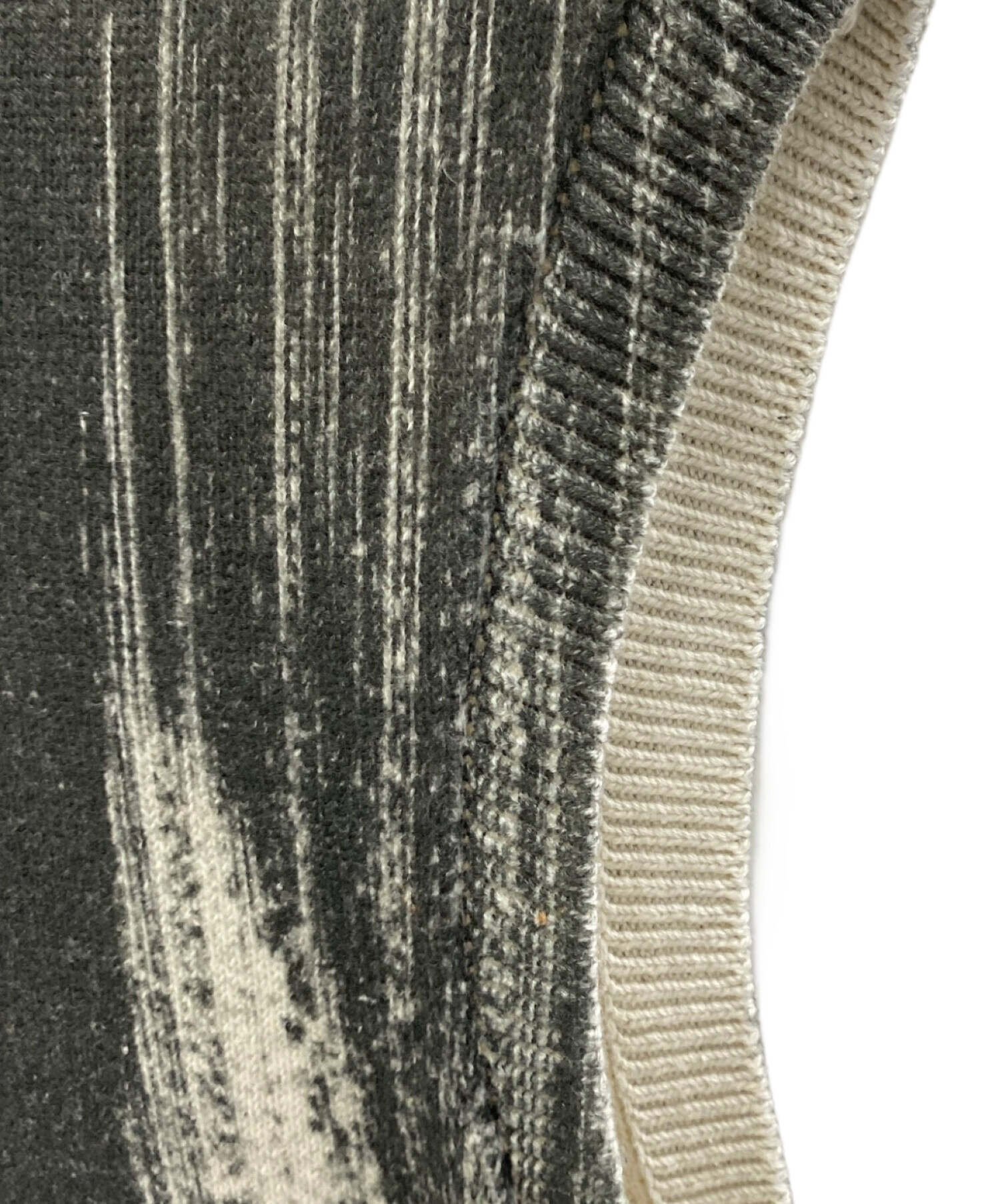 YOKE/ヨークPrinted Cotton Crewneck Vest