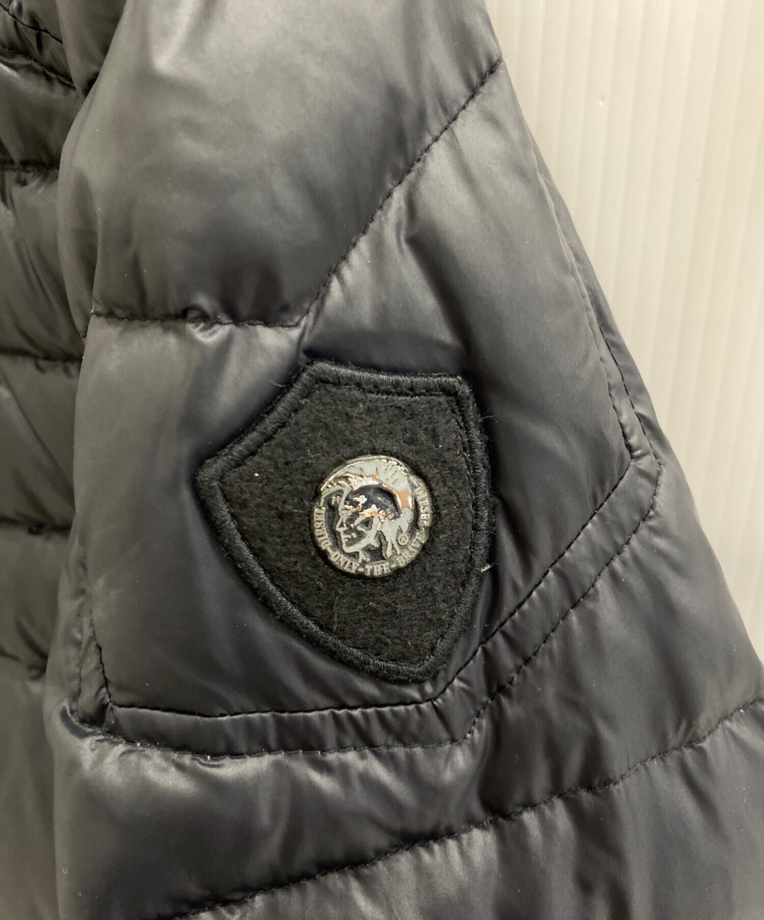 中古・古着通販】DIESEL (ディーゼル) ダウンジャケット ブラック