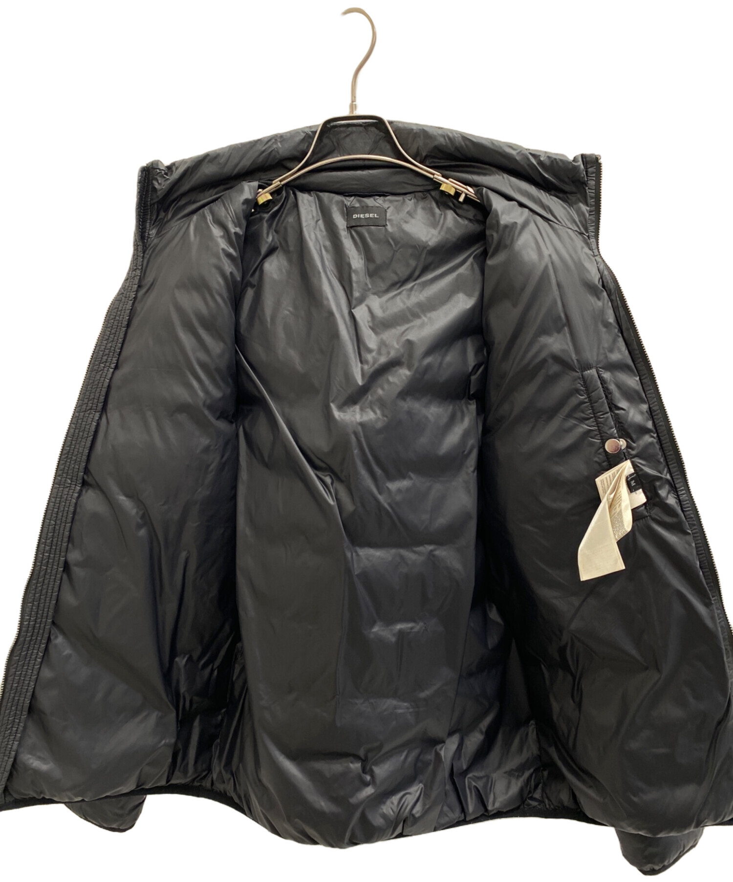 中古・古着通販】DIESEL (ディーゼル) ダウンジャケット ブラック