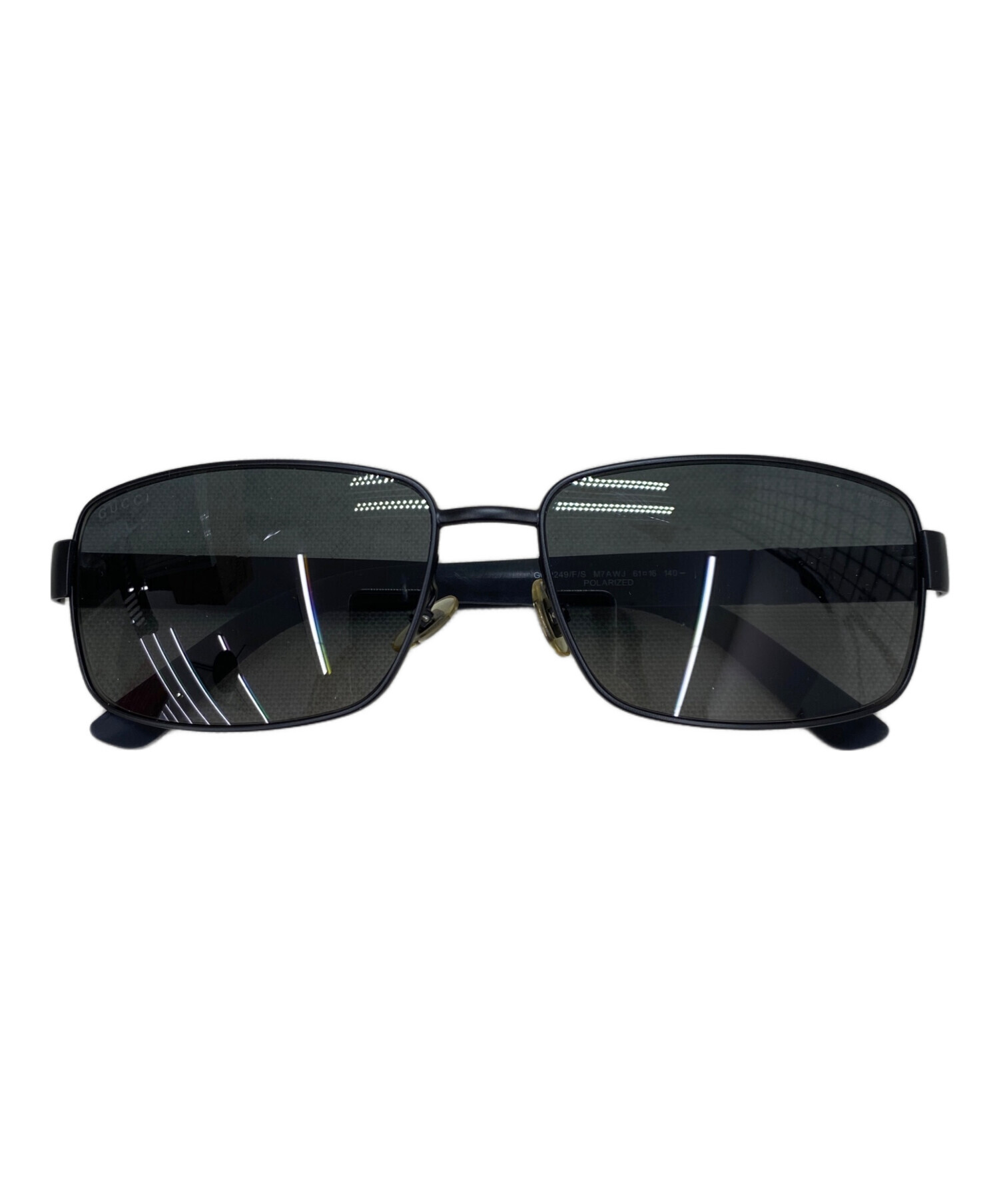 中古・古着通販】GUCCI (グッチ) サングラス ブラック サイズ:61 16