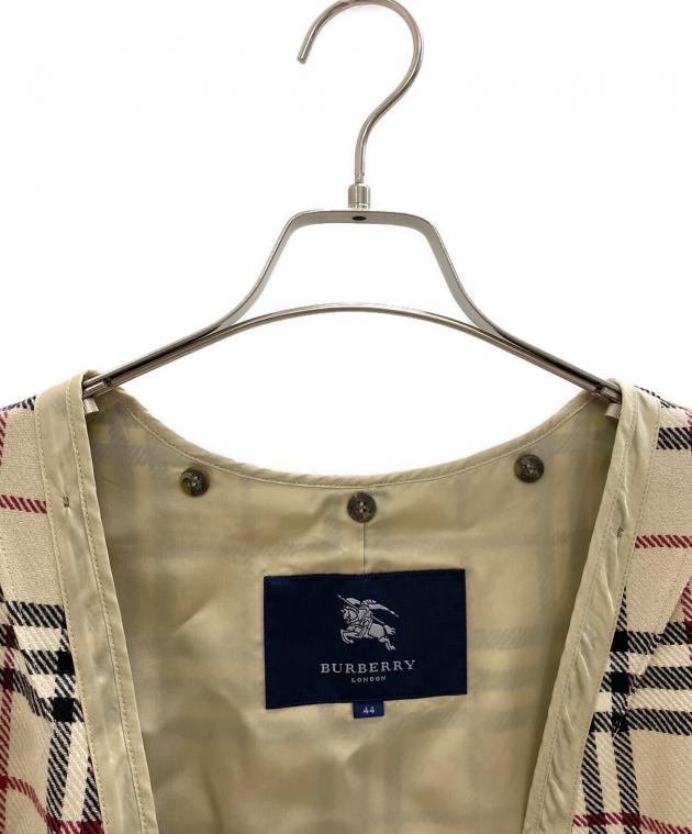 バーバリーロンドン　ライナー付きナイロンジャンパー　赤紫　11号　ベルト付き 中古・古着通販】BURBERRY LONDON (バーバリーロンドン) ライナー