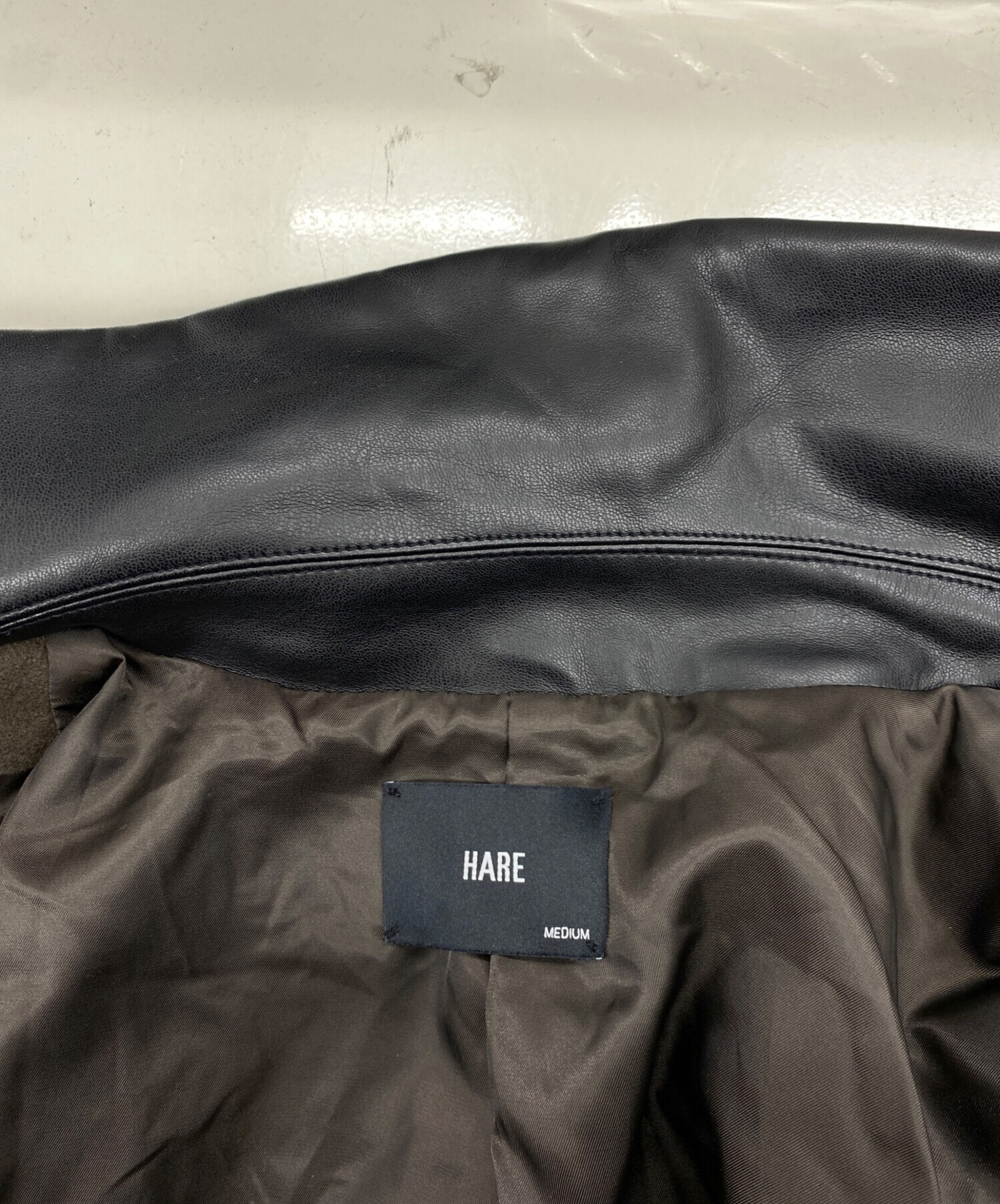 中古・古着通販】HARE (ハレ) ウーリーテックイソザイキリカエコート
