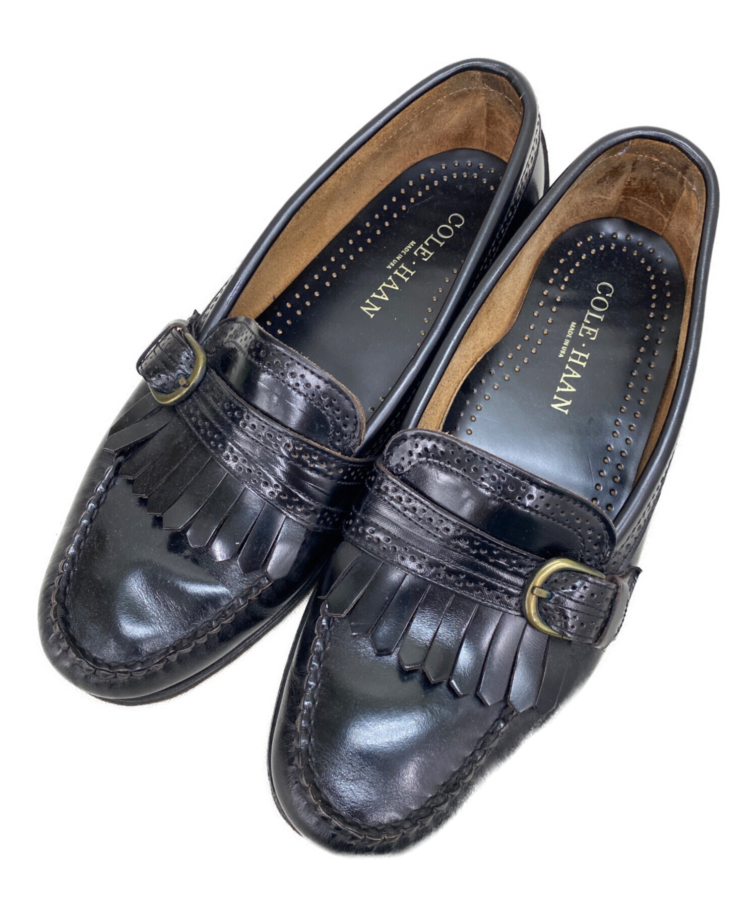 【未使用美品】COLE HAAN 701/2 USA製 80s 90s ブラック 中古・古着通販】COLE HAAN (コールハーン) モックストラップ