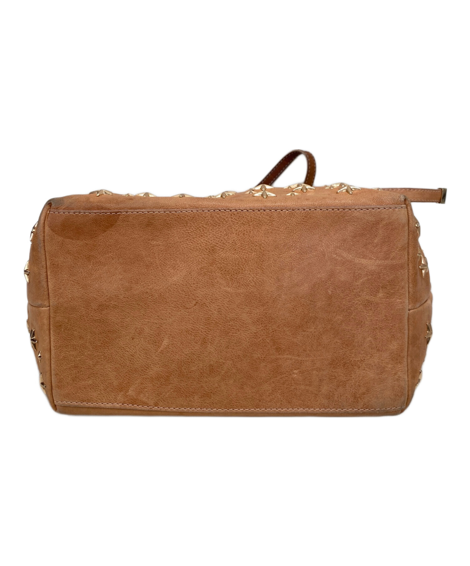 ジミーチュウ Jimmy Choo ステラ ハンドバッグ 2way ショルダーバッグ  ブラウン【中古】 中古・古着通販】JIMMY CHOO (ジミーチュウ) ショルダーバッグ ピンク