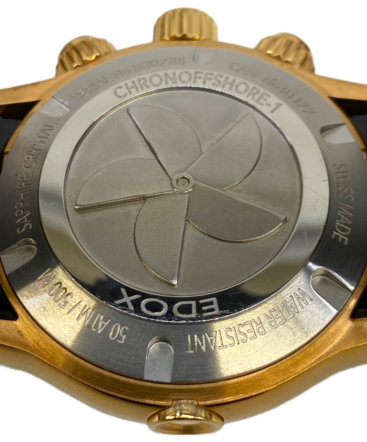 中古・古着通販】EDOX (エドックス) クロノグラフ ブラック｜ブランド