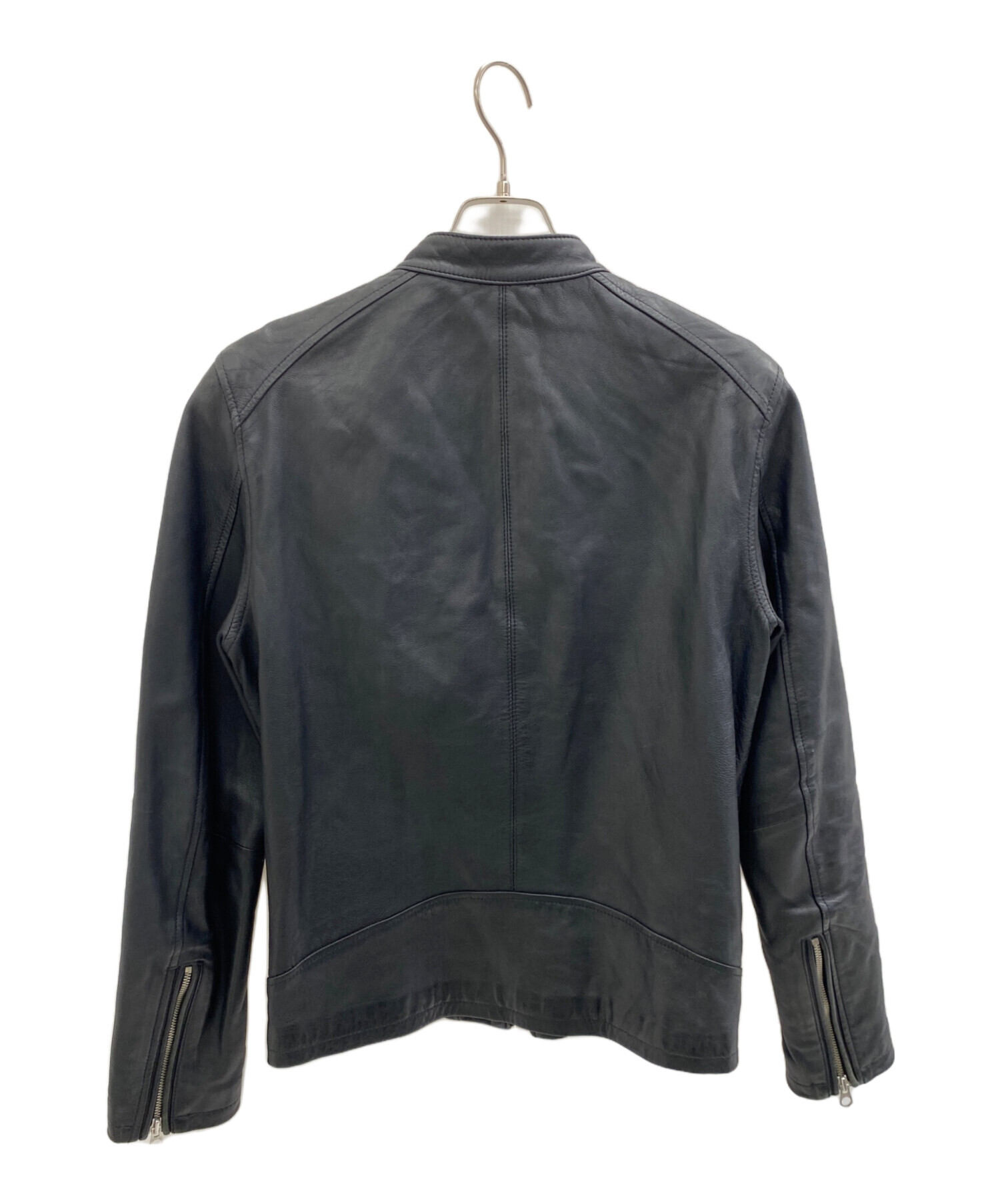 中古・古着通販】HARE (ハレ) シングルライダースジャケット ブラック