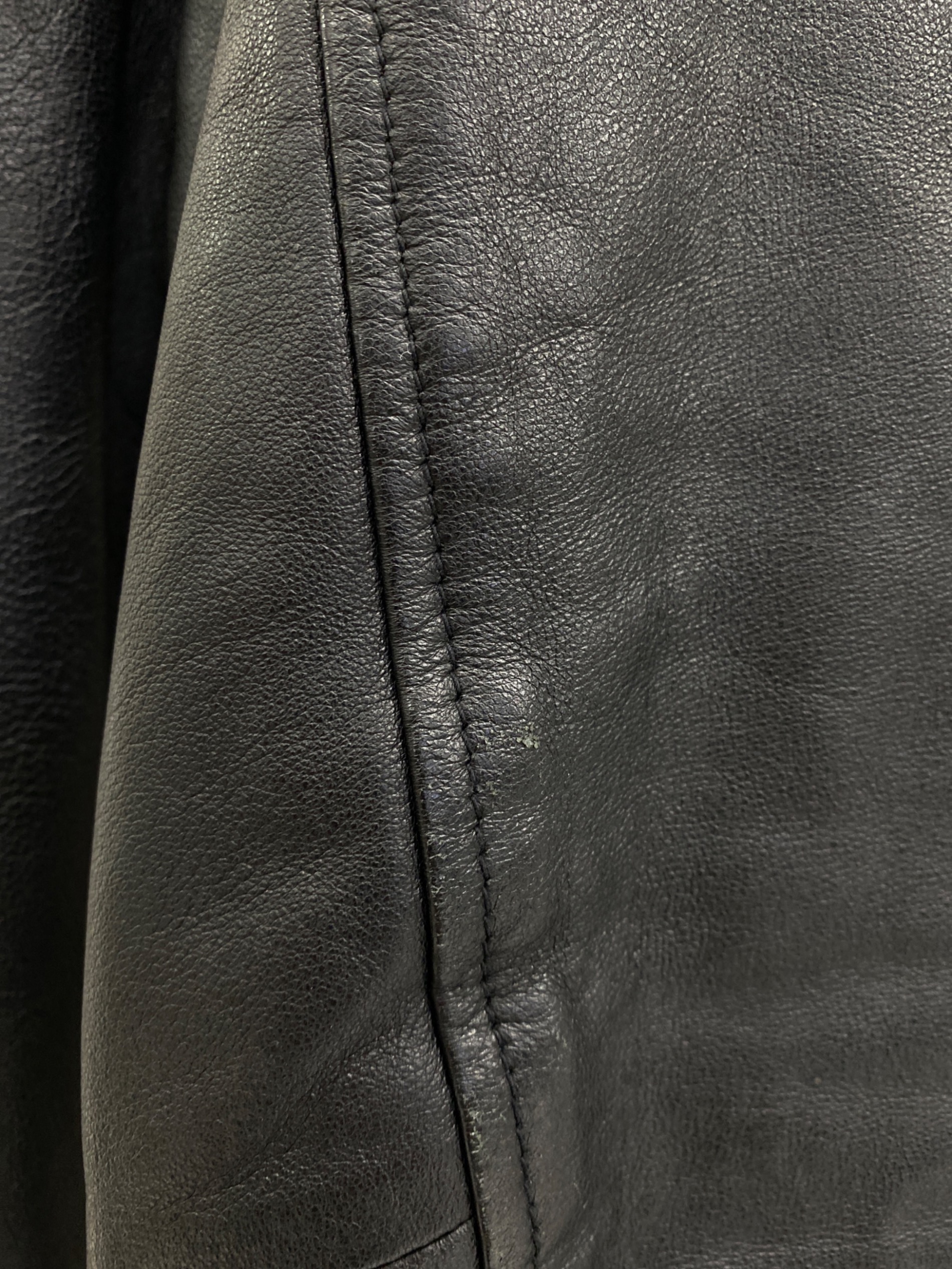 中古・古着通販】HARE (ハレ) シングルライダースジャケット ブラック