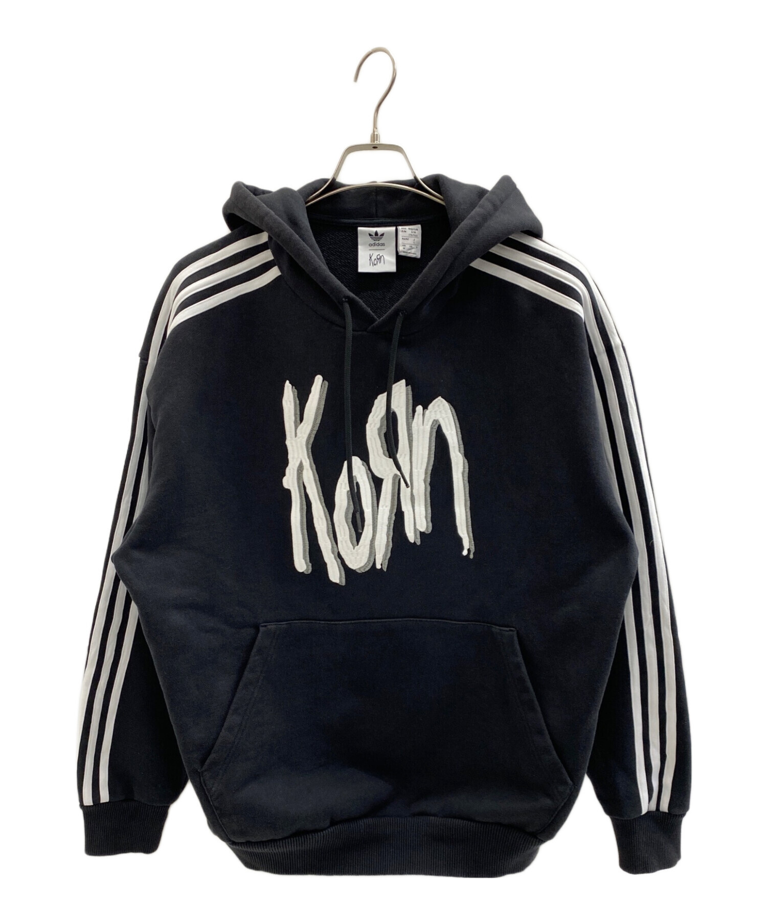 adidas x Korn Hoodie ブラック JP XL アディダス adidas KORN HOODIE BLACK （アディダス コーン フーディ-ブラック