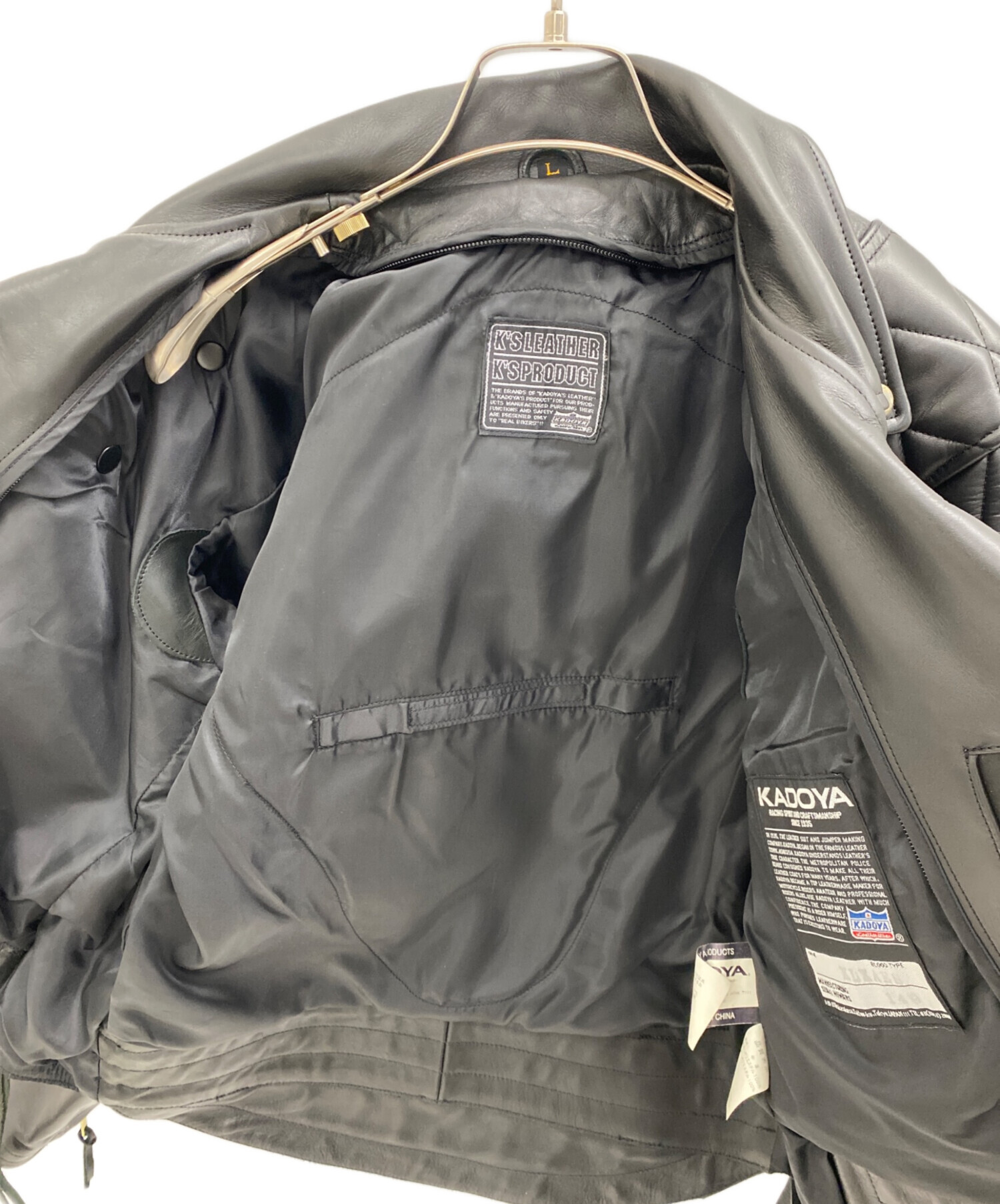中古・古着通販】KADOYA (カドヤ) KW-EVOシリーズ ブラック サイズ:L