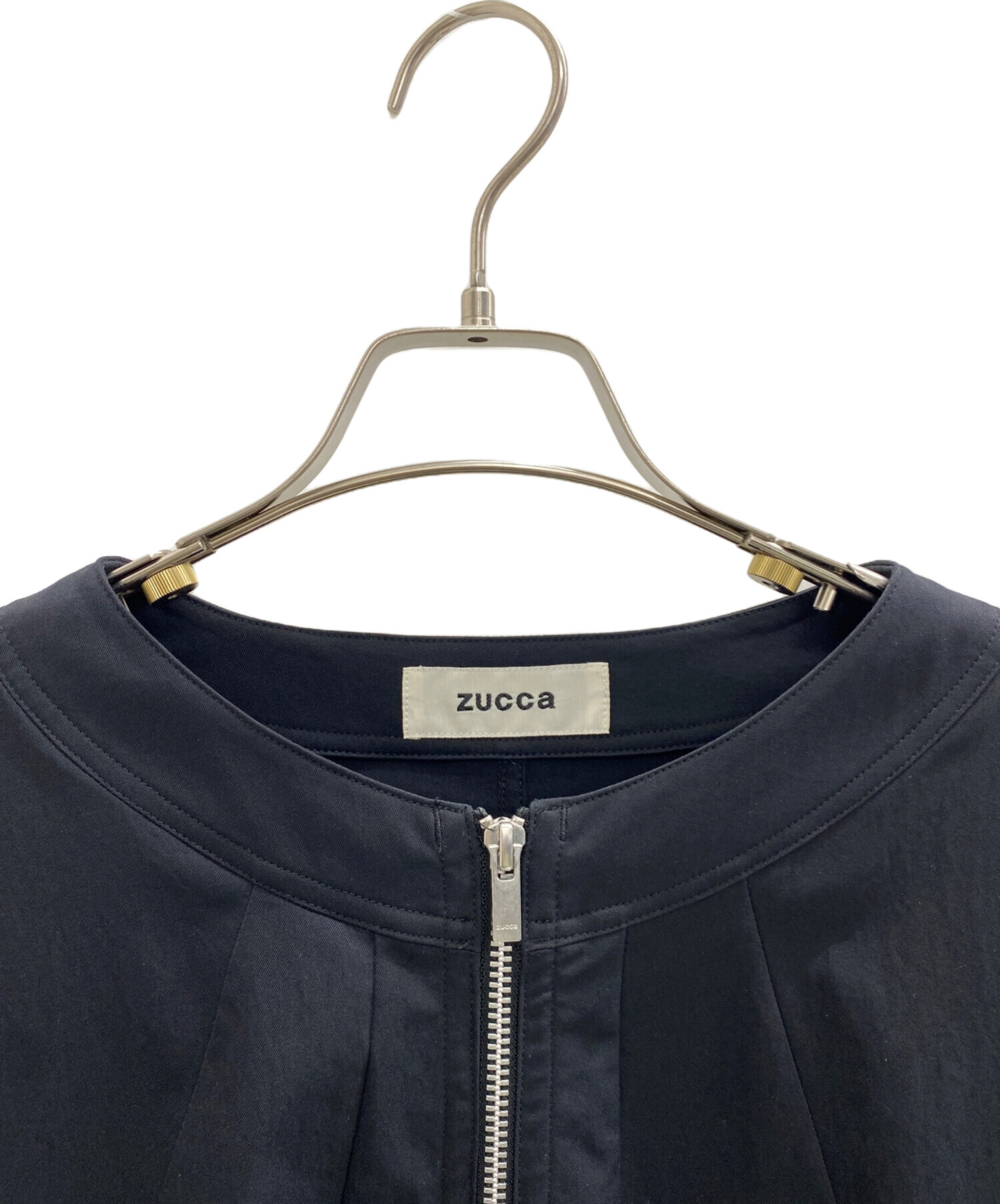 中古・古着通販】ZUCCA (ズッカ) ジップアップジャケット ブラック