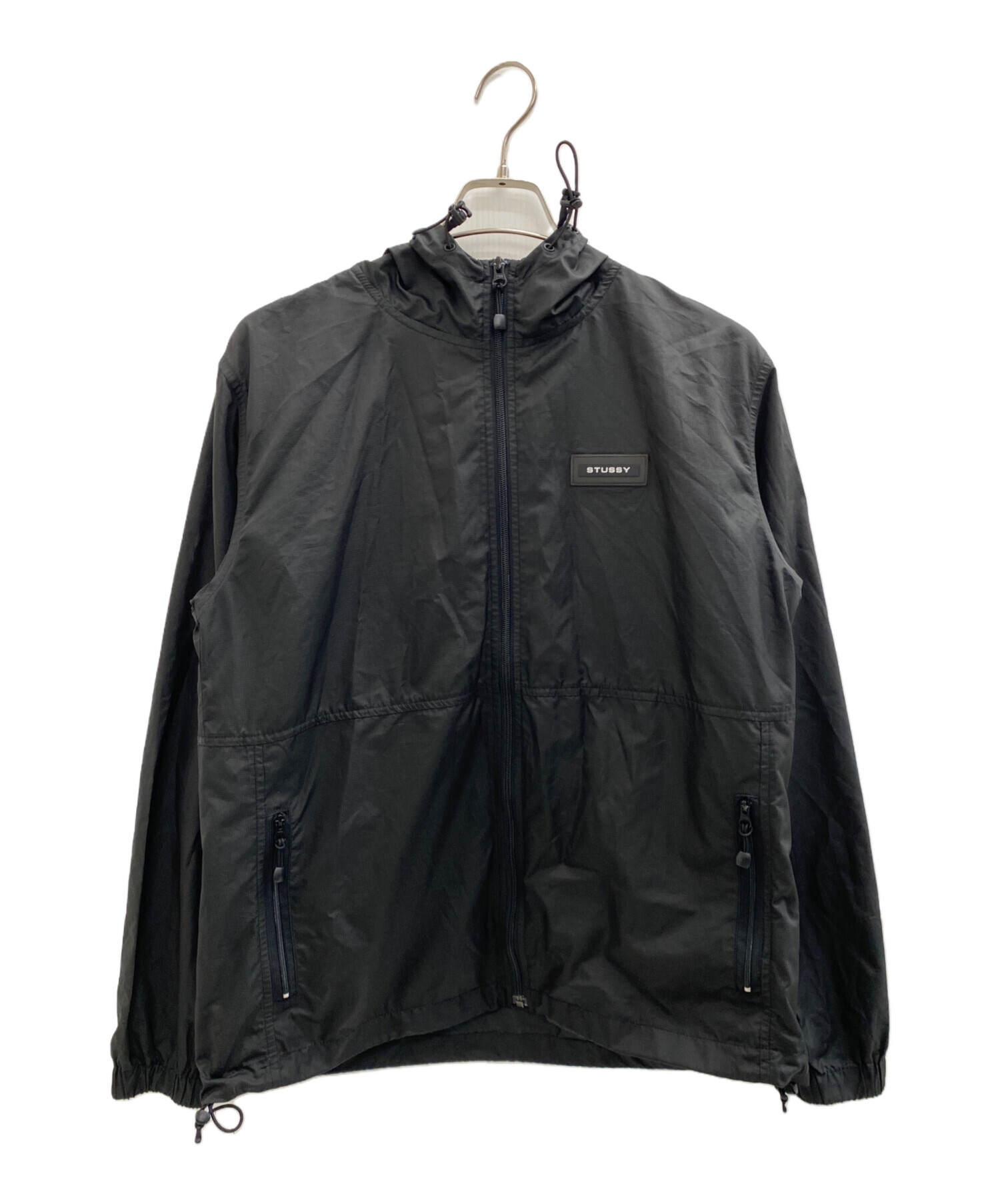 STUSSY ナイロンジャケット 中古・古着通販】stussy (ステューシー) ナイロンジャケット ブラック