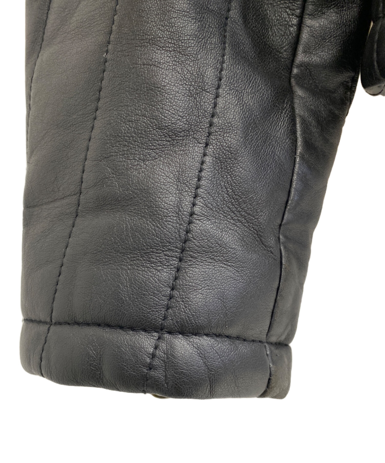 中古・古着通販】ARMANI JEANS (アルマーニジーンズ) レザージャケット
