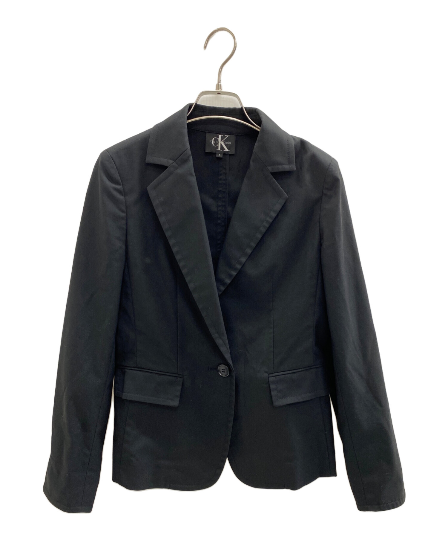 近年モデル/美品 カルバンクライン スーツ セットアップ Lサイズ ブラック 中古・古着通販】Calvin Klein (カルバンクライン) セットアップスーツ