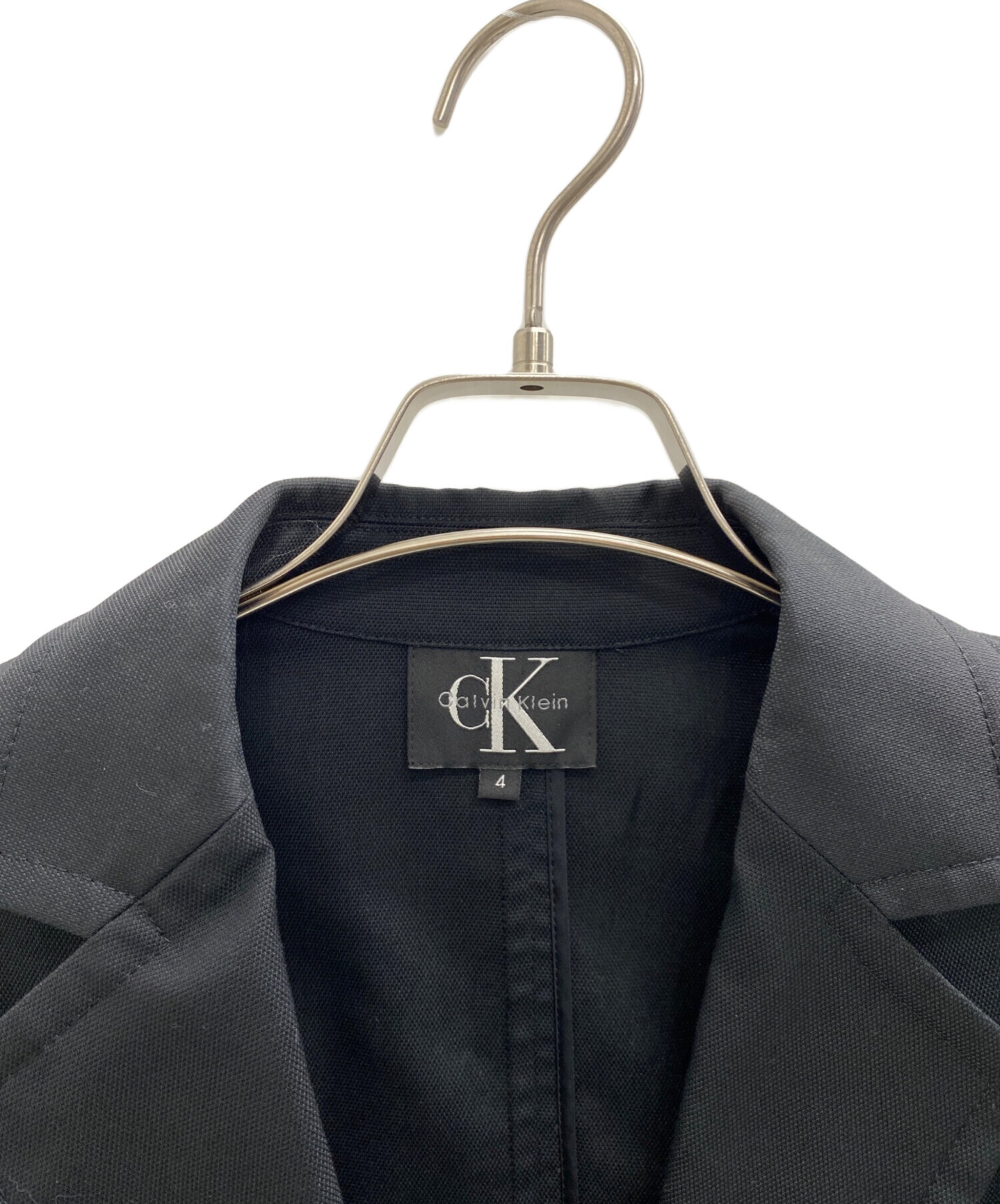 近年モデル/美品 カルバンクライン スーツ セットアップ Lサイズ ブラック 中古・古着通販】Calvin Klein (カルバンクライン) セットアップスーツ