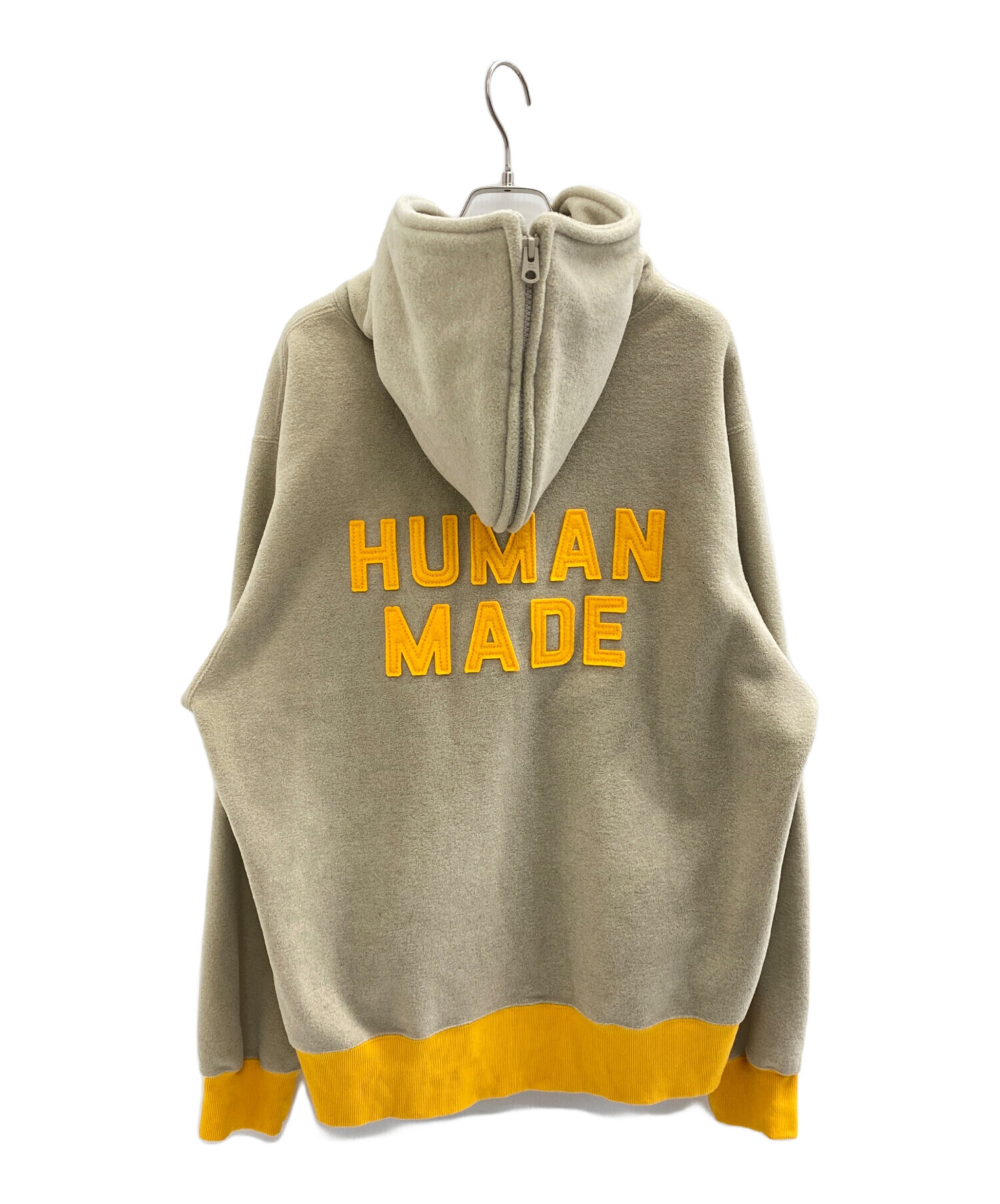 中古・古着通販】HUMAN MADE (ヒューマンメイド) ハーフジップパーカー 