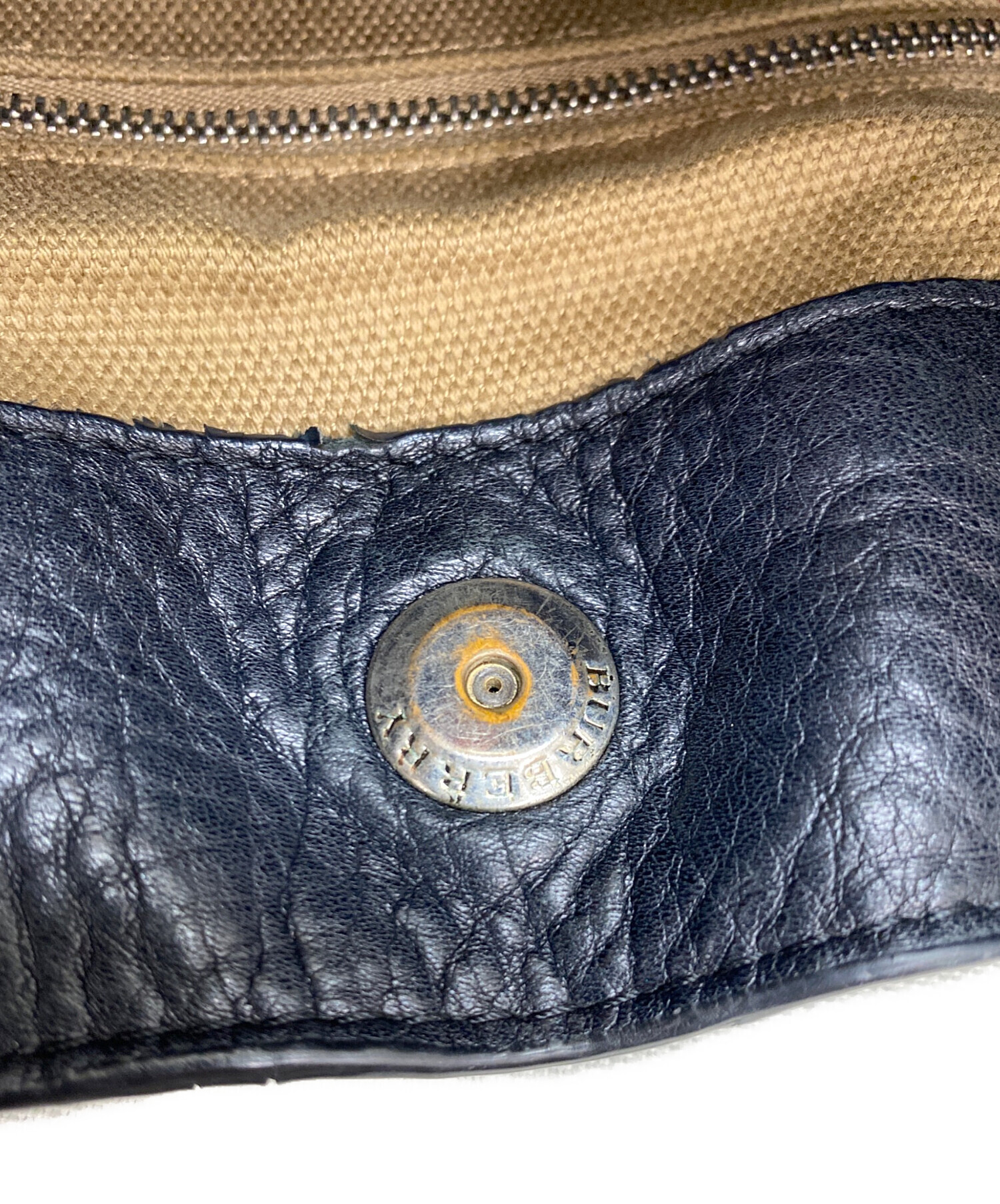 美品 箱付 1993年製 Burberrys バーバリー レディース ネイビー 中古・古着通販】BURBERRY (バーバリー) セミショルダーバッグ