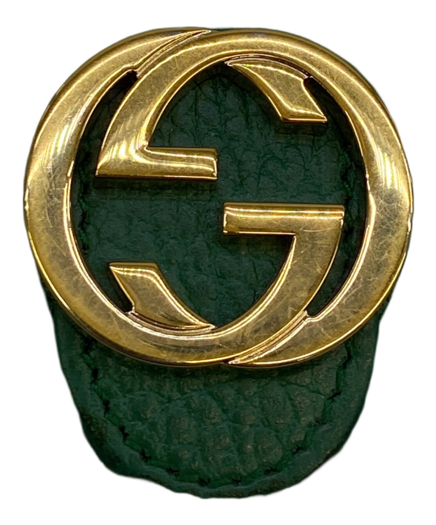 中古・古着通販】GUCCI (グッチ) 2つ折り財布 グリーン｜ブランド