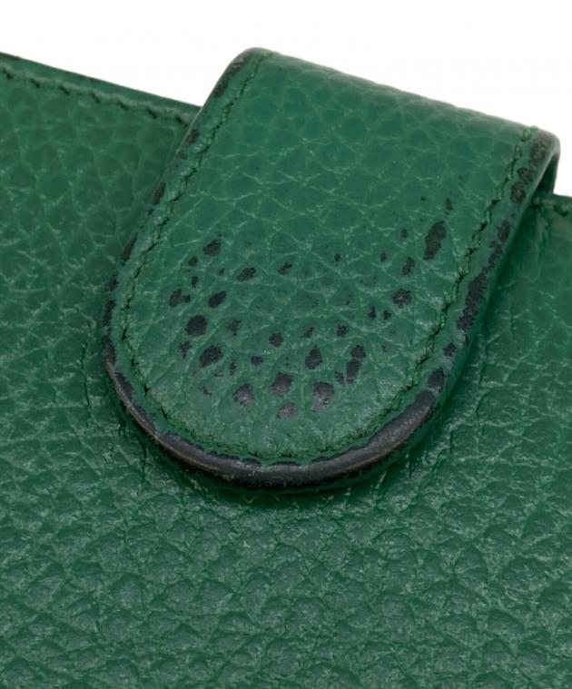 中古・古着通販】GUCCI (グッチ) 2つ折り財布 グリーン｜ブランド