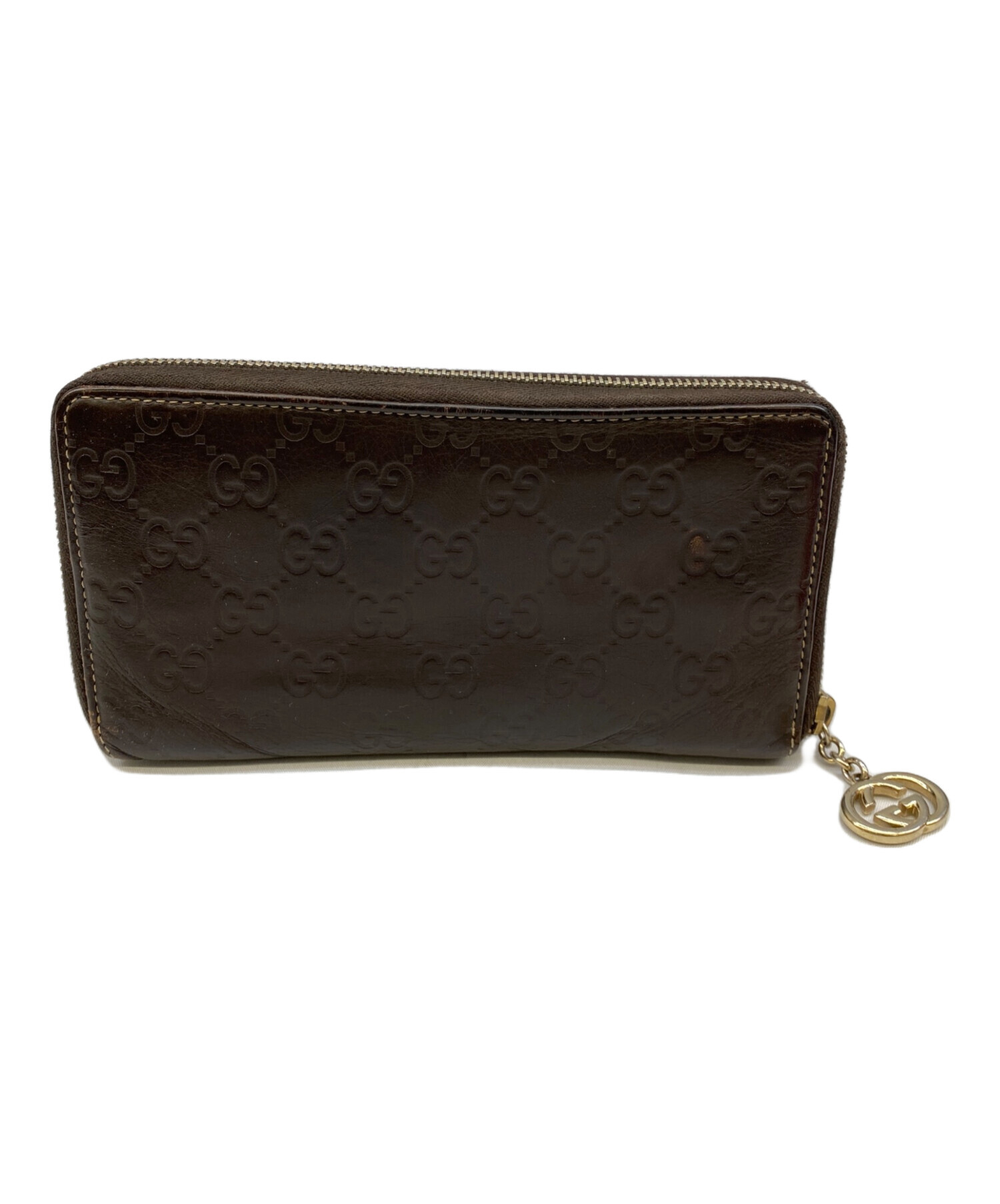 中古・古着通販】GUCCI (グッチ) 長財布 ブラウン｜ブランド・古着通販