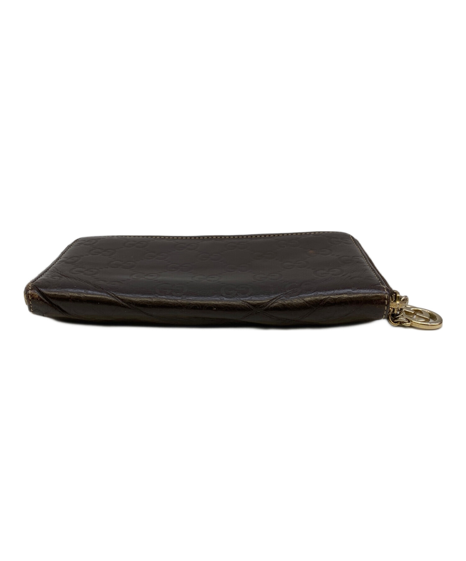 中古・古着通販】GUCCI (グッチ) 長財布 ブラウン｜ブランド・古着通販