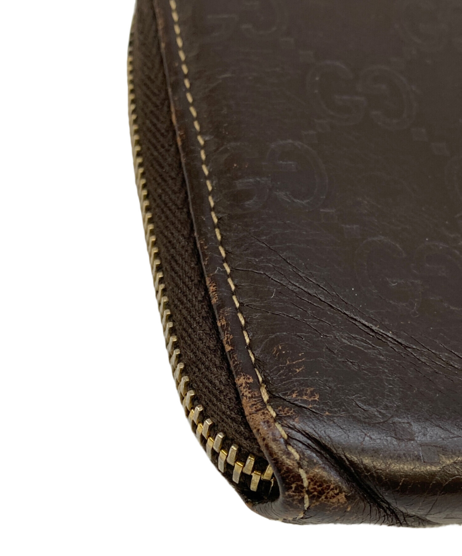 中古・古着通販】GUCCI (グッチ) 長財布 ブラウン｜ブランド・古着通販 