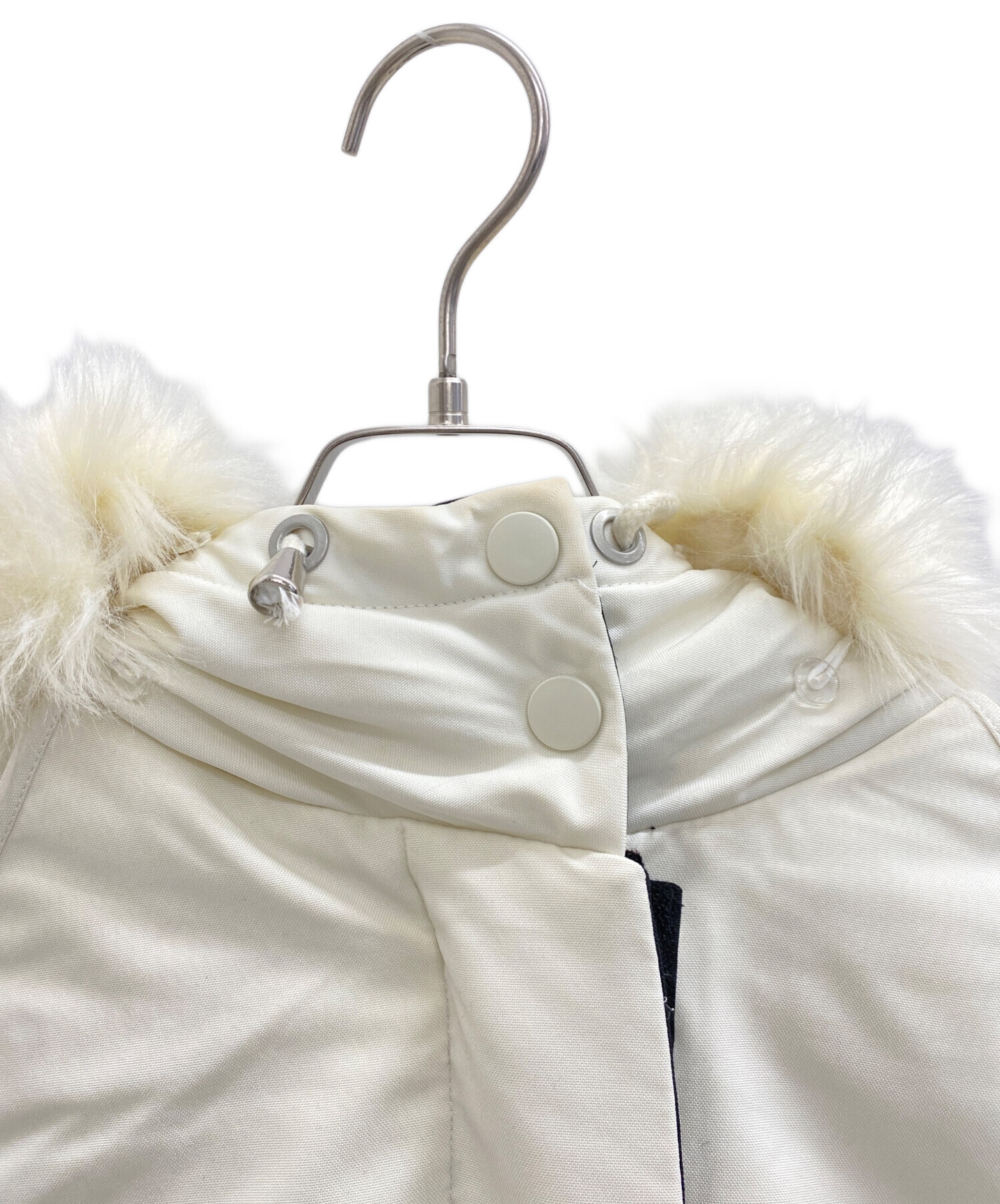 中古・古着通販】AMAIL (アマイル) Snowman bulky coat ホワイト 
