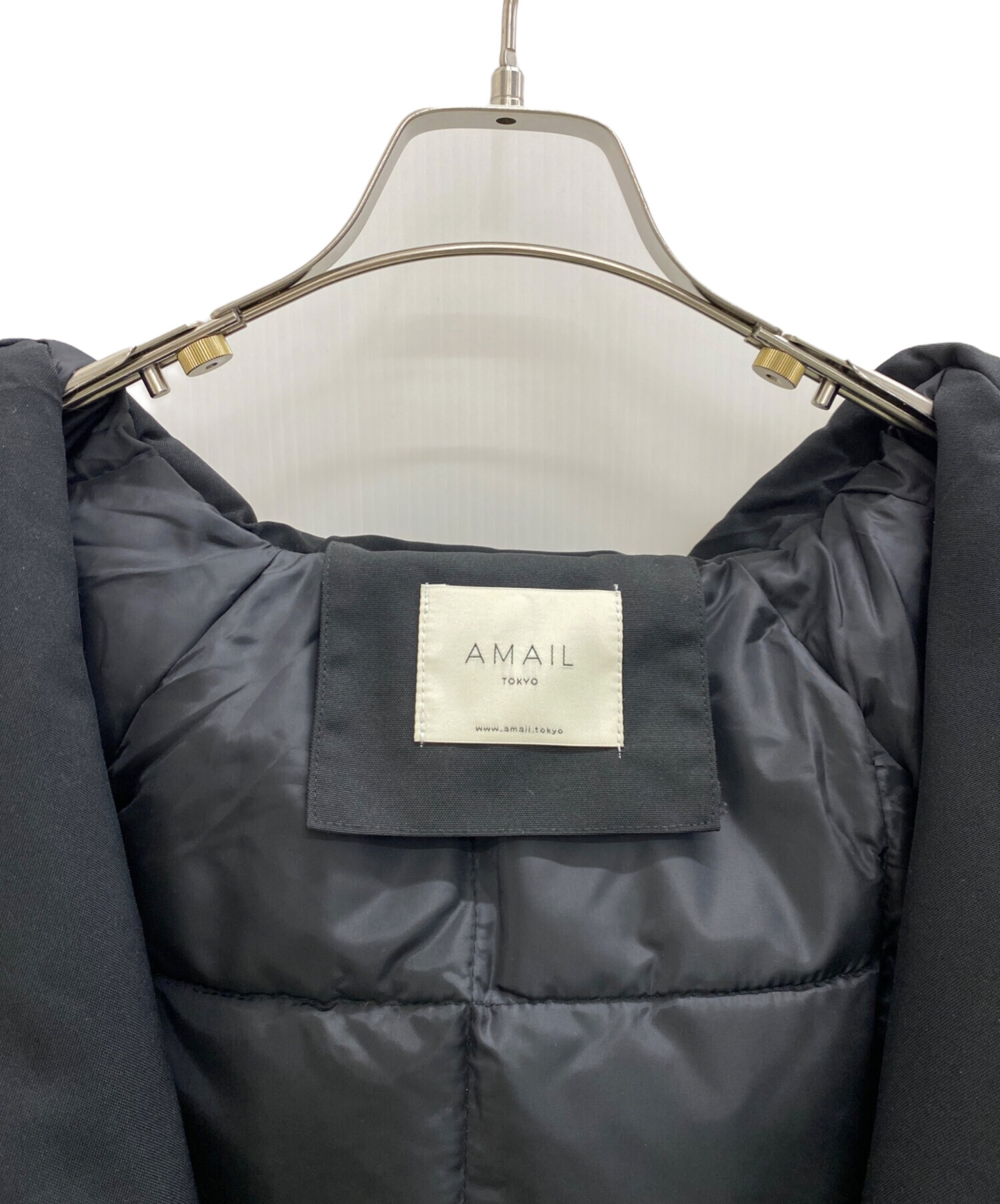 中古・古着通販】AMAIL (アマイル) Snowman bulky coat ホワイト 