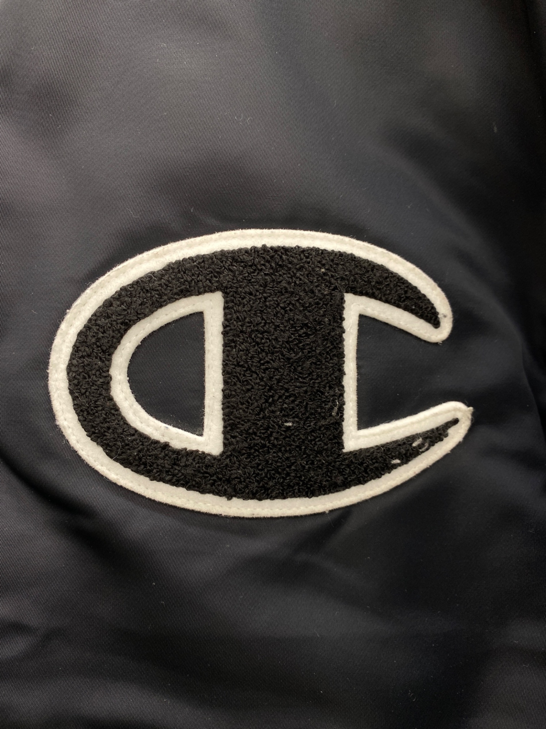 中古・古着通販】Champion (チャンピオン) スタジャン ブラック サイズ