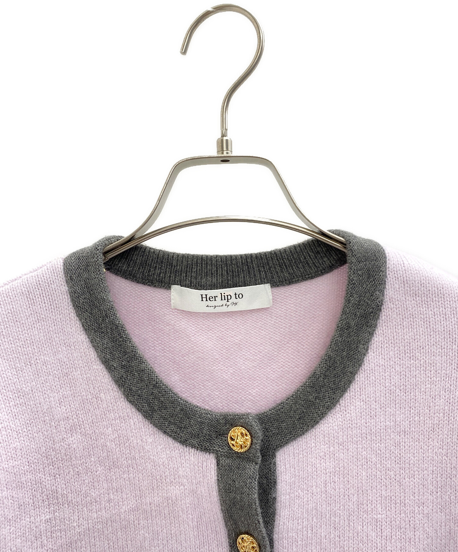 【本日最終値下げ！】Annelise Knit Cardiga 中古・古着通販】HER LIP TO (ハーリップトゥ) Annelise Knit Cardigan