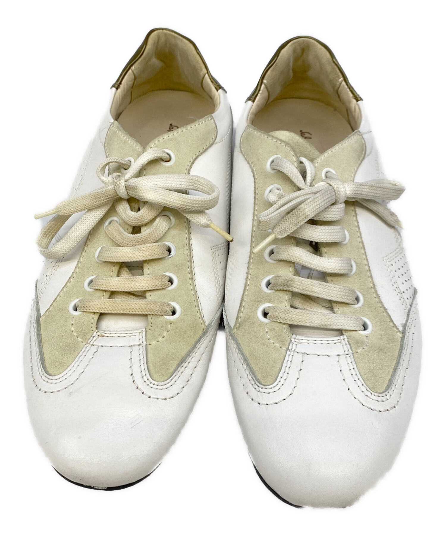 新品未使用 Salvatore Ferragamo スニーカー ホワイト 中古・古着通販】Salvatore Ferragamo (サルヴァトーレ フェラガモ