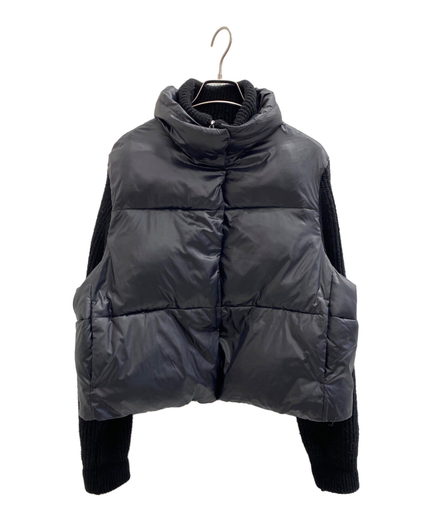 中古・古着通販】ZARA (ザラ) 中綿ショートジャケット ブラック サイズ 