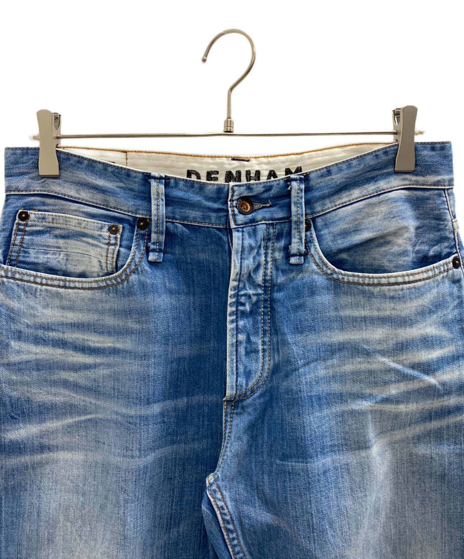 DENHAM ジーンズ デニムパンツ 日本製 W30 L32 中古・古着通販】Denham (デンハム) デニムパンツ ブルー サイズ:W30