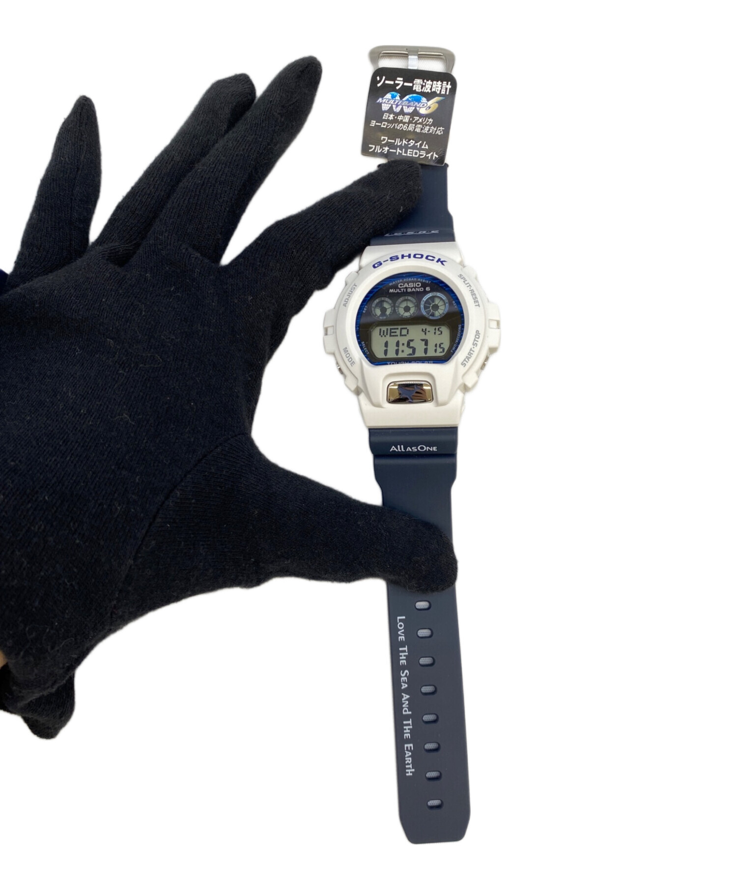 中古・古着通販】CASIO (カシオ) 腕時計 ホワイト×ネイビー｜ブランド